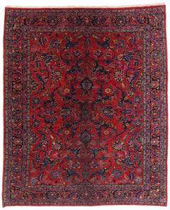 1920's Persian Mohajeran Sarouk Carpet with Modern Style