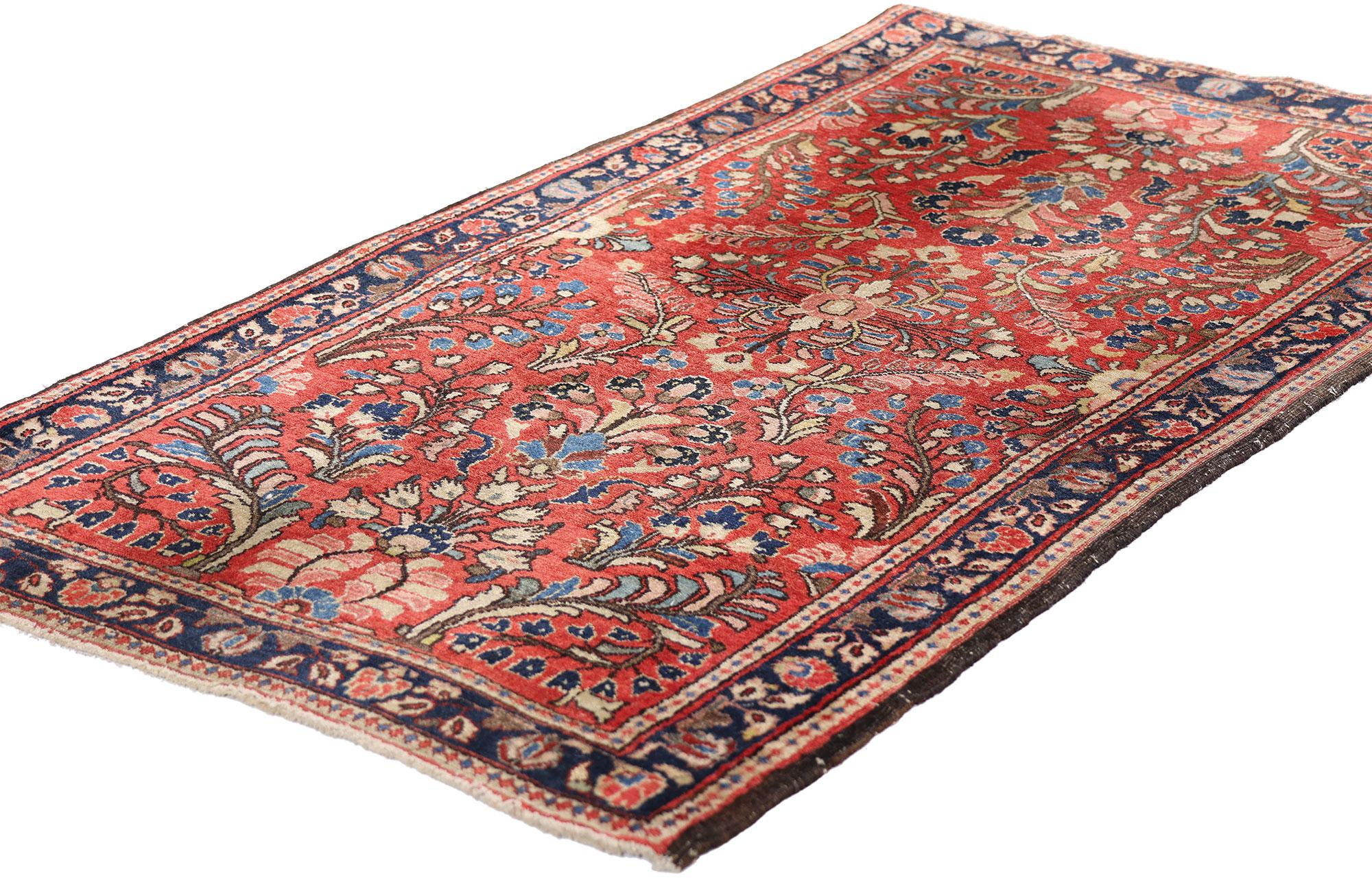 1920's Persian Sarouk Carpet with Modern Style For Sale 3