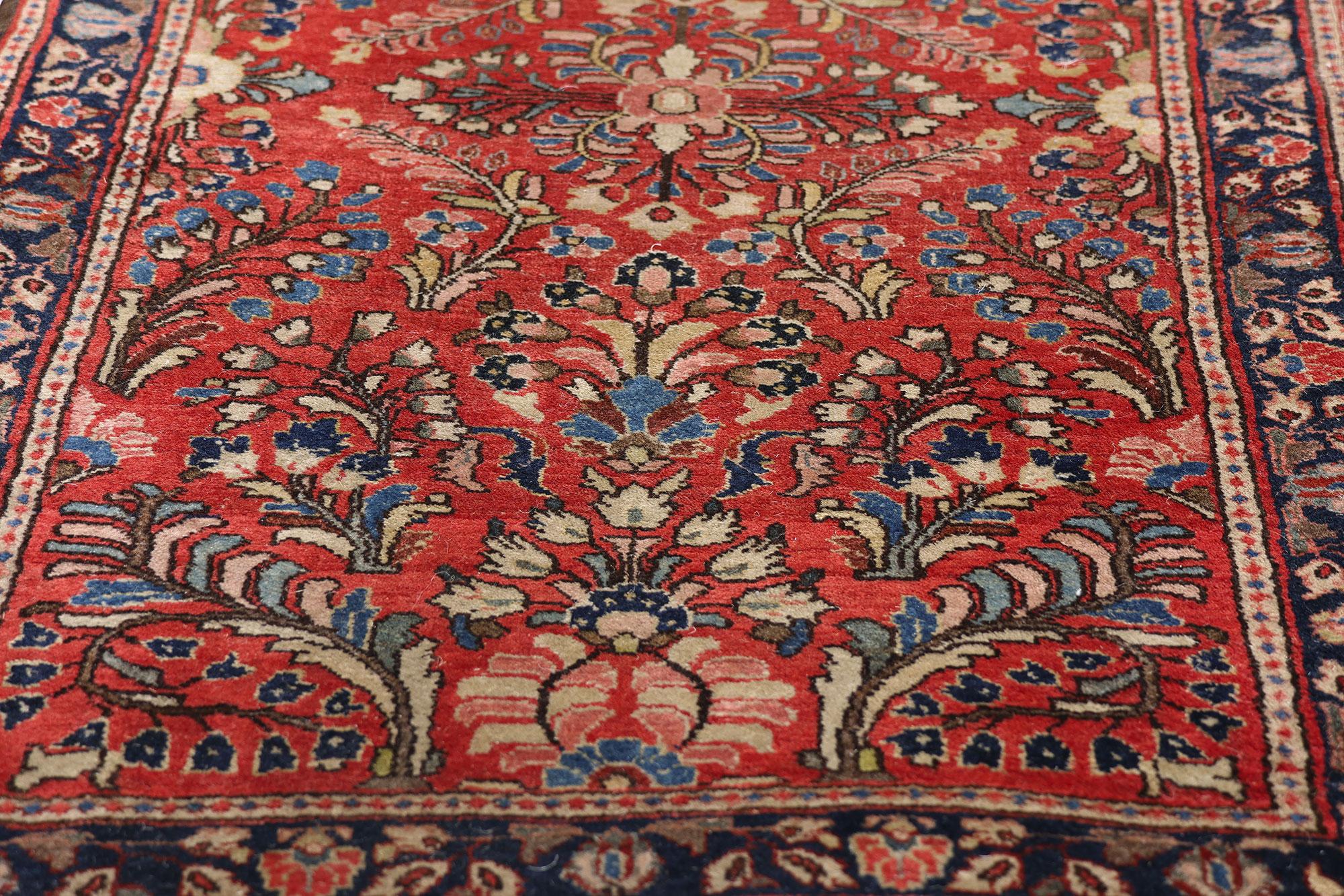 20th Century 1920's Persian Sarouk Carpet with Modern Style For Sale