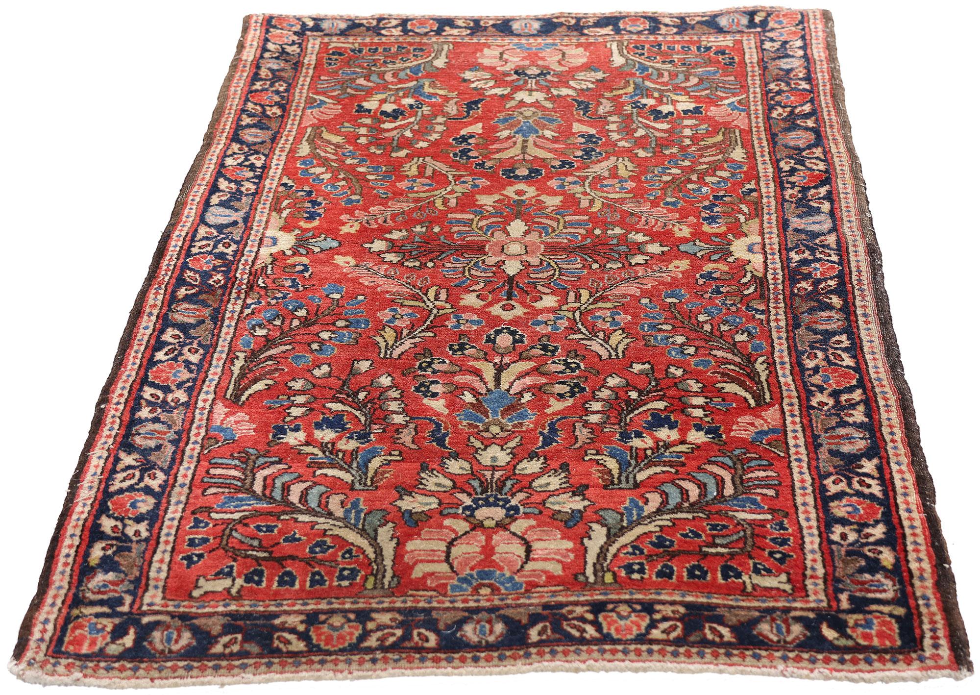 1920's Persian Sarouk Carpet with Modern Style For Sale 1
