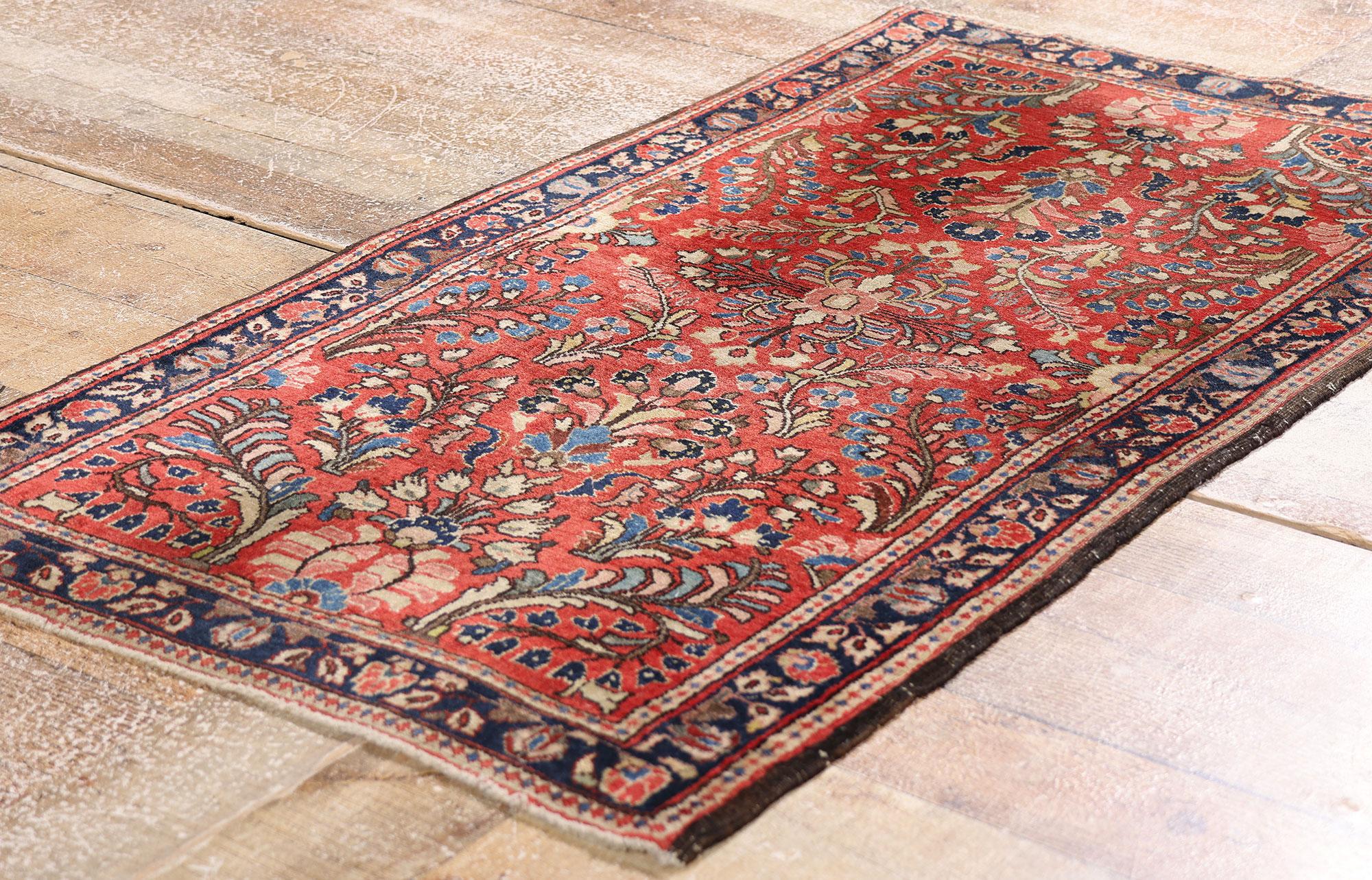 1920's Persian Sarouk Carpet with Modern Style For Sale 2
