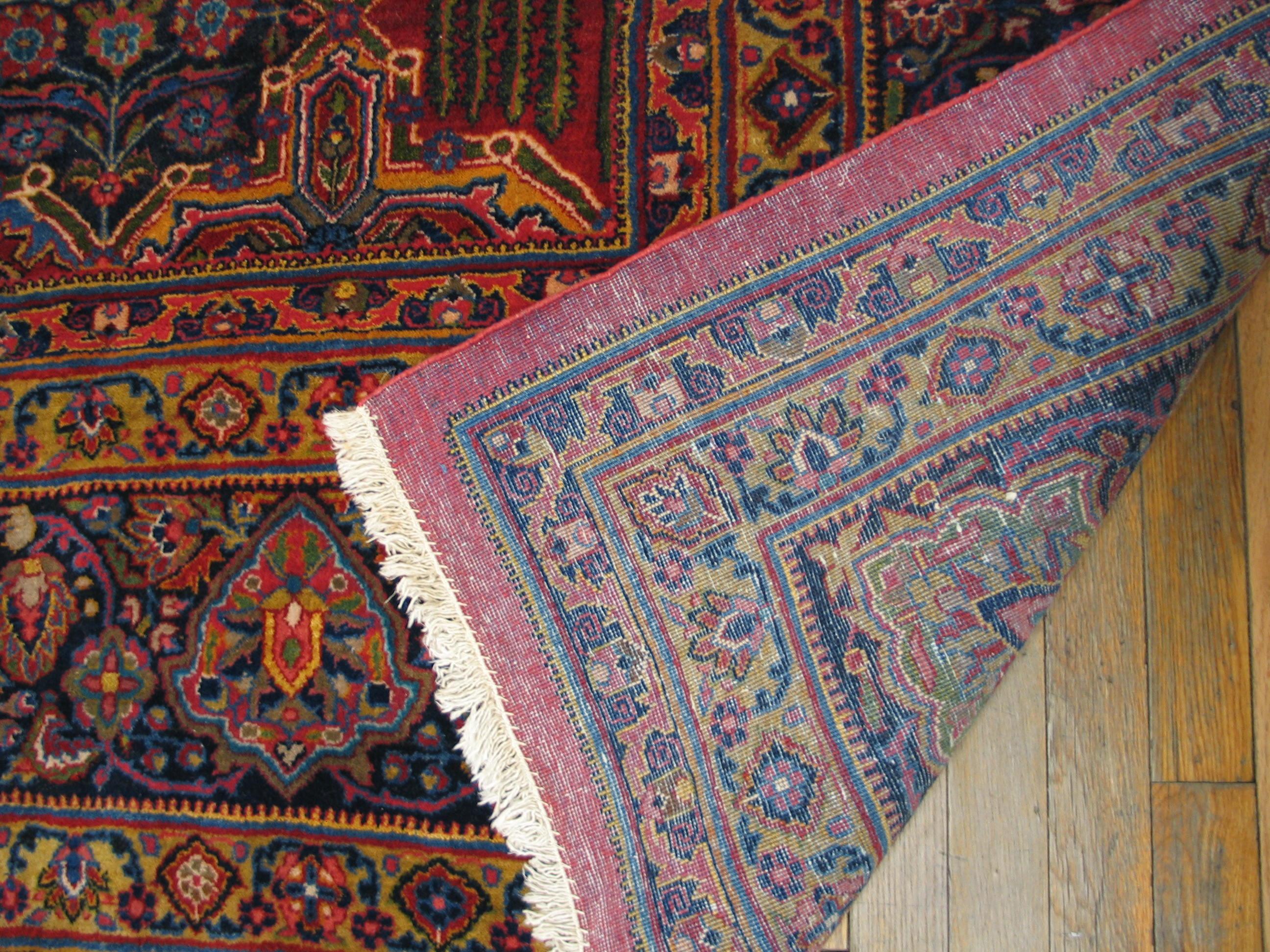Alfombra persa Sarouk Mohajeran de 1920 ( 8'10