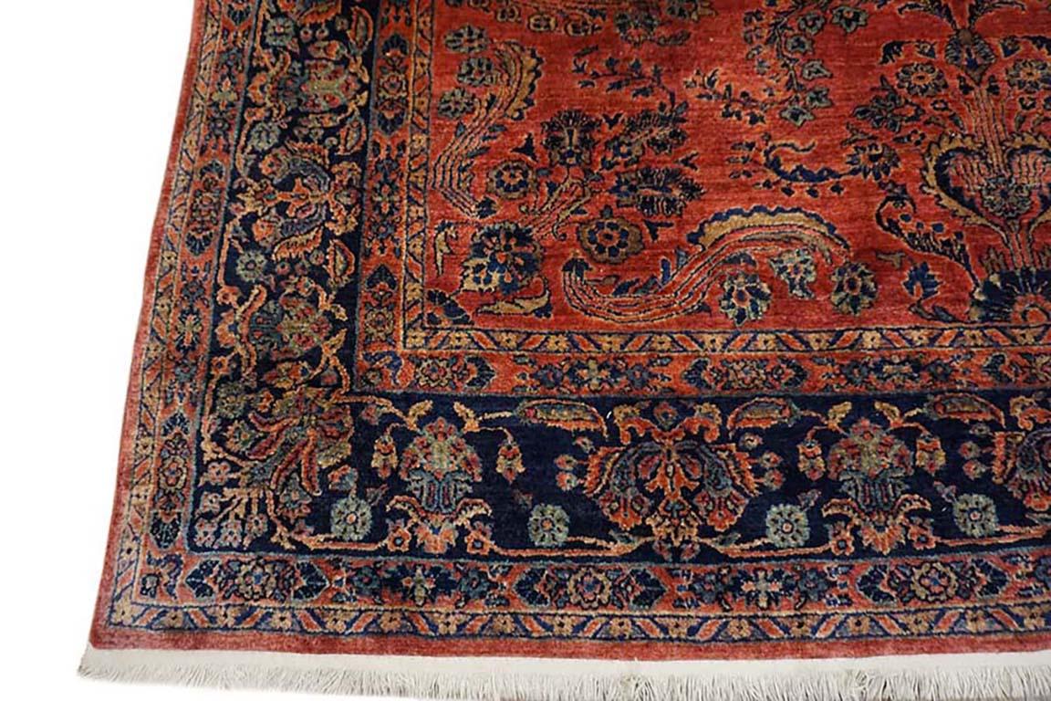 1920s Persian Sarouk Mohajeran Carpet In Good Condition For Sale In New York, NY