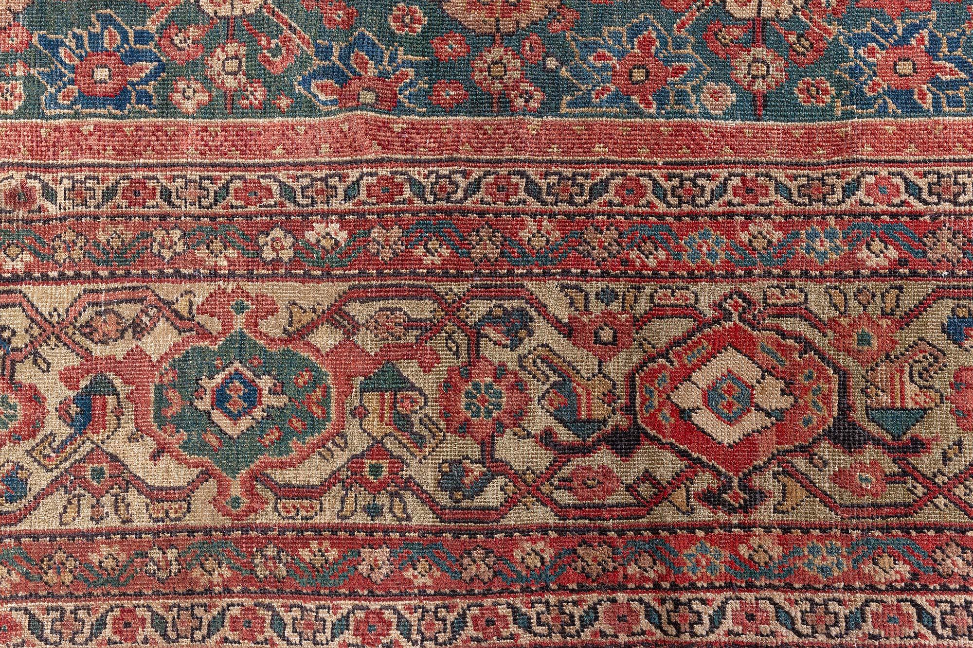 Doris Leslie Blau 1920er Jahre Persischer Sultanabad Handgefertigter Wollteppich im Zustand „Gut“ im Angebot in New York, NY