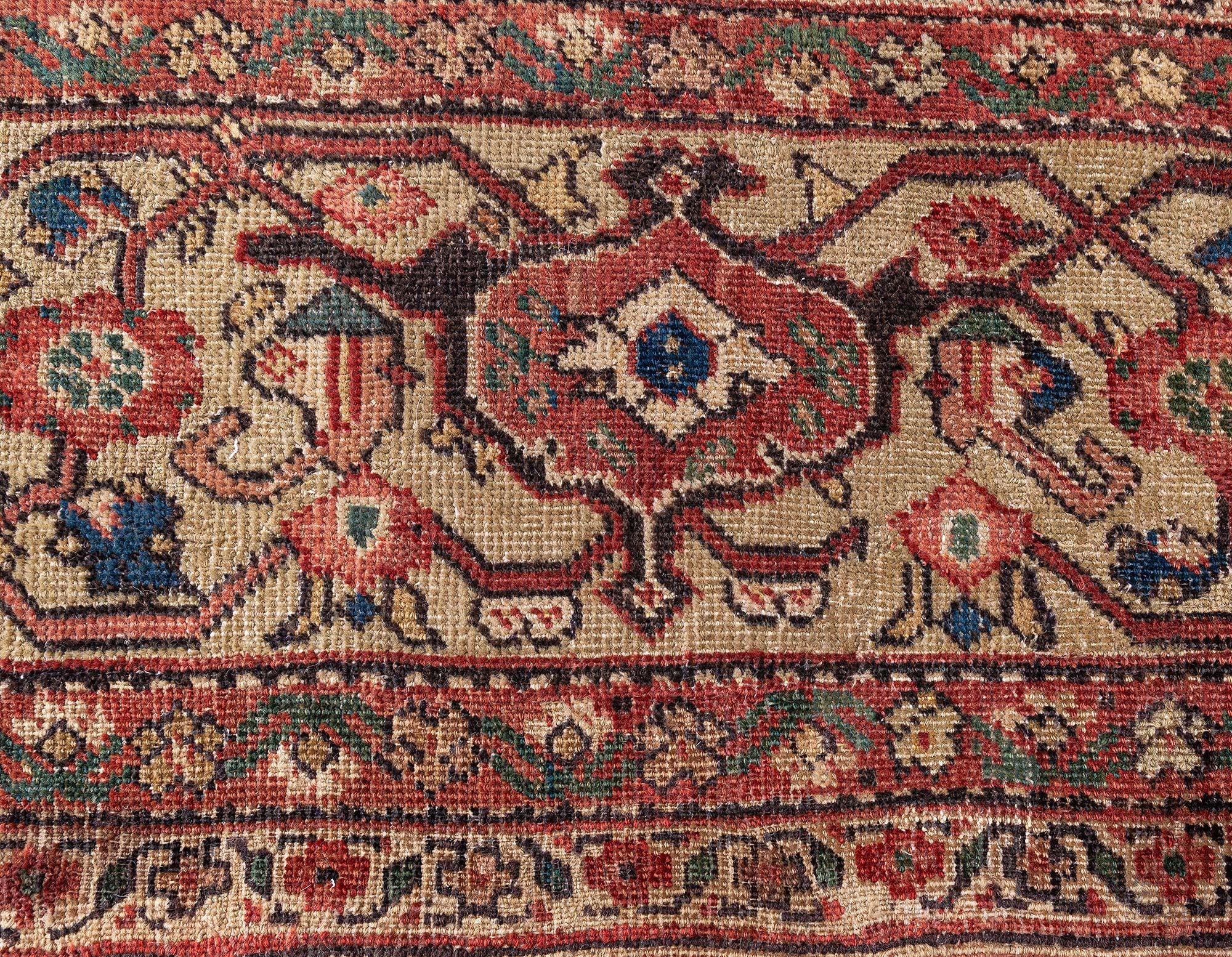 Doris Leslie Blau 1920er Jahre Persischer Sultanabad Handgefertigter Wollteppich (20. Jahrhundert) im Angebot