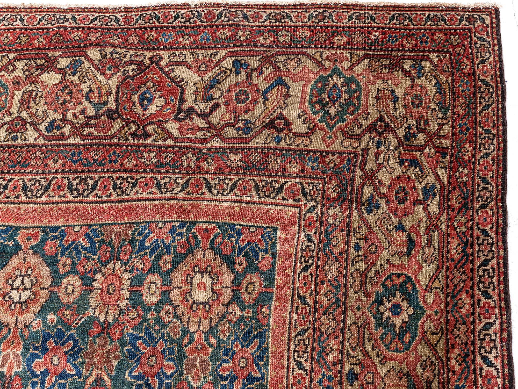 Doris Leslie Blau 1920er Jahre Persischer Sultanabad Handgefertigter Wollteppich im Angebot 2