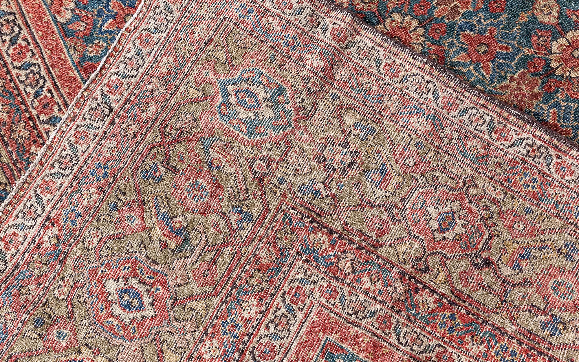 Doris Leslie Blau 1920er Jahre Persischer Sultanabad Handgefertigter Wollteppich im Angebot 3