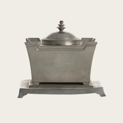 1920s Pewter Inkwell by Just Andersen