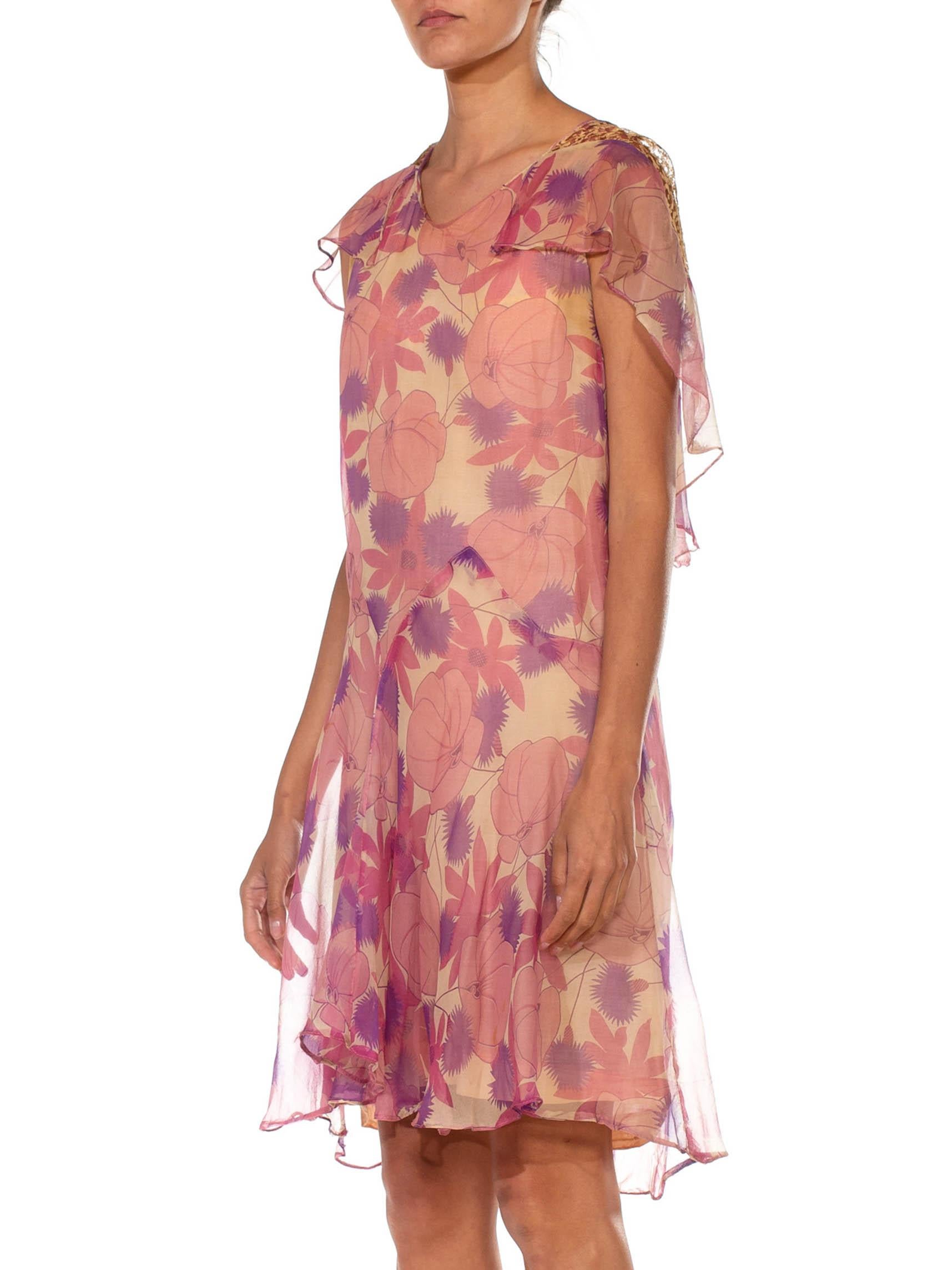floral cape dress