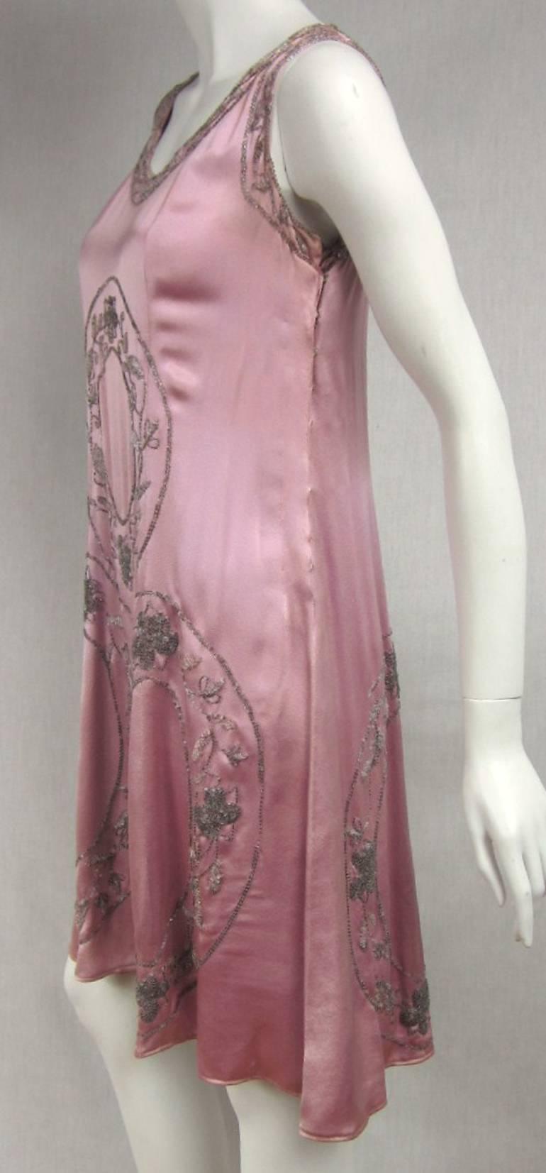 pink 1920s dress