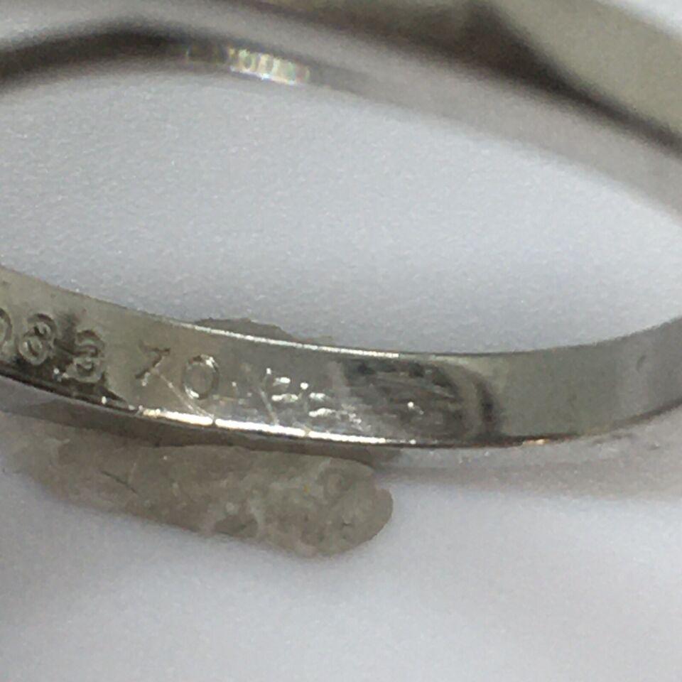 Women's 1920s Platinum Art Deco 1 Carat Diamond Antique Ring Handmade American Size 5.75 For Sale