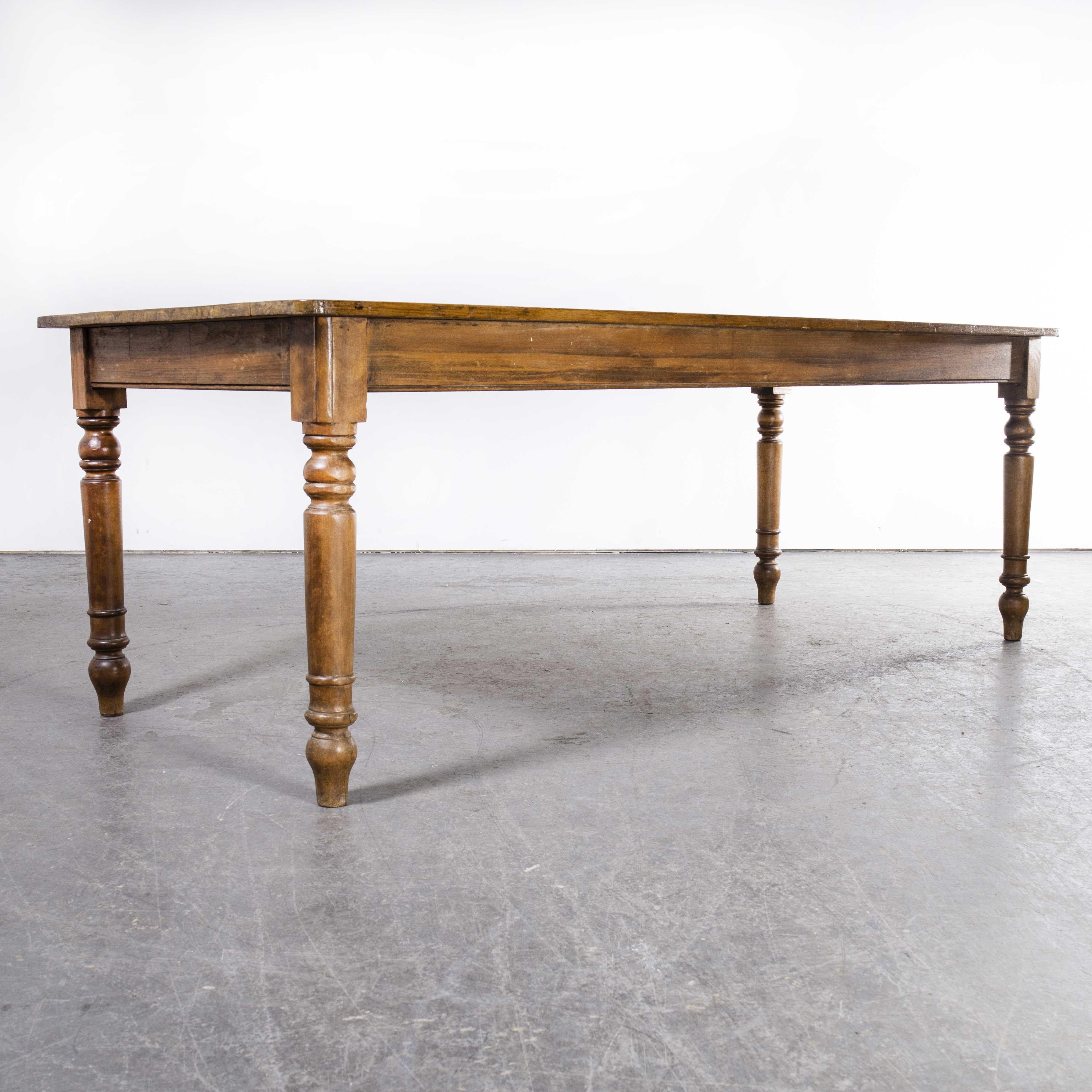 Early 20th Century 1920’s Rectangular Dining Table English Elm, Two Metre