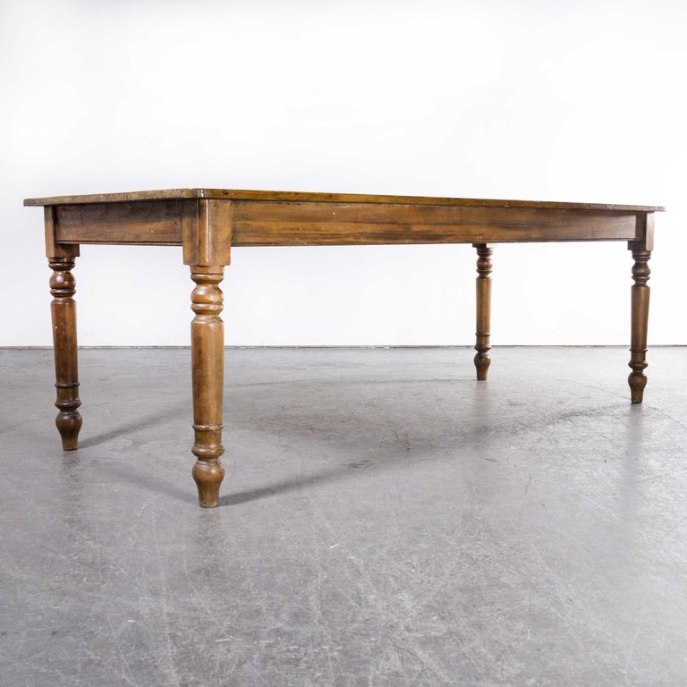1920’s Rectangular Dining Table English Elm, Two Metre For Sale 1