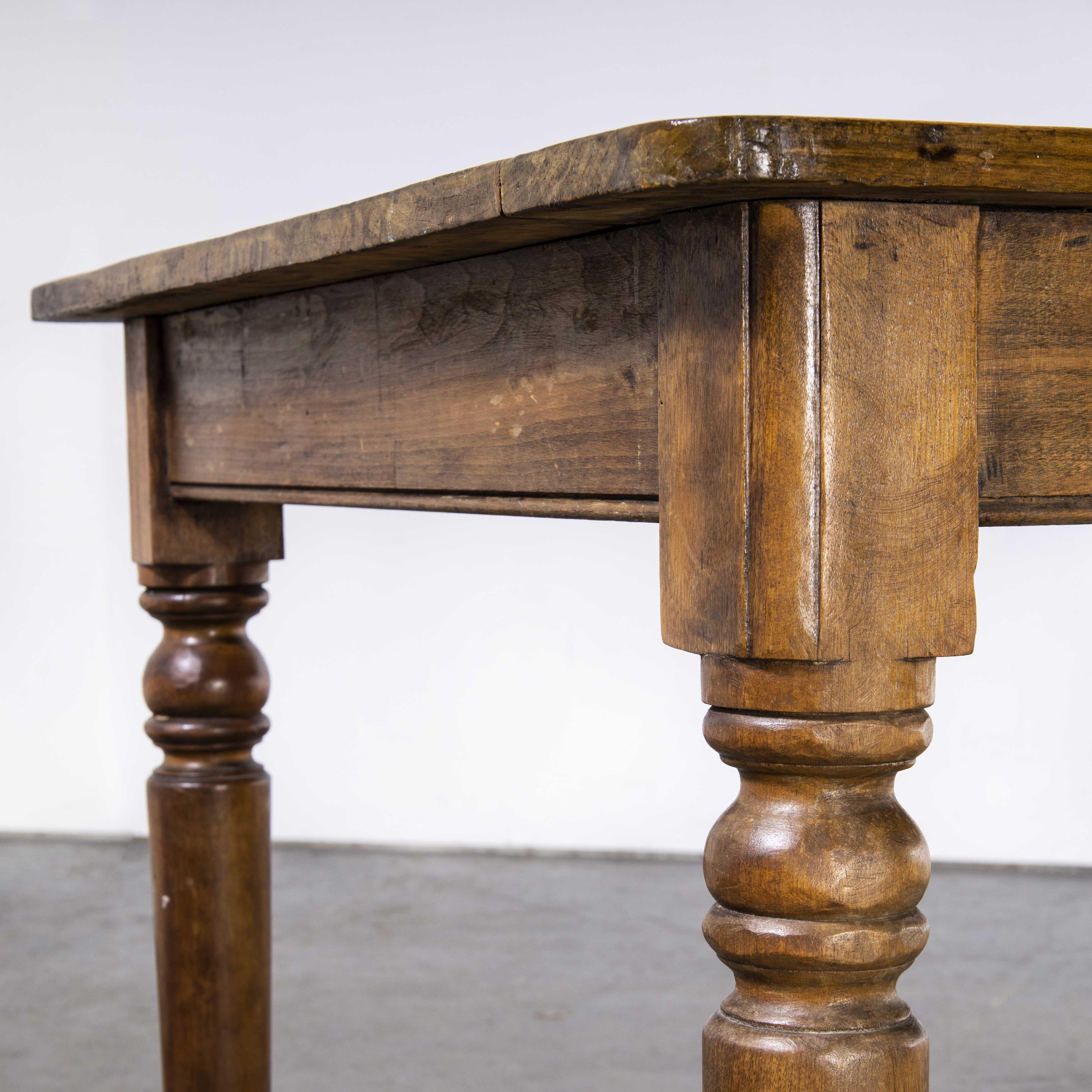 1920’s Rectangular Dining Table English Elm, Two Metre 3