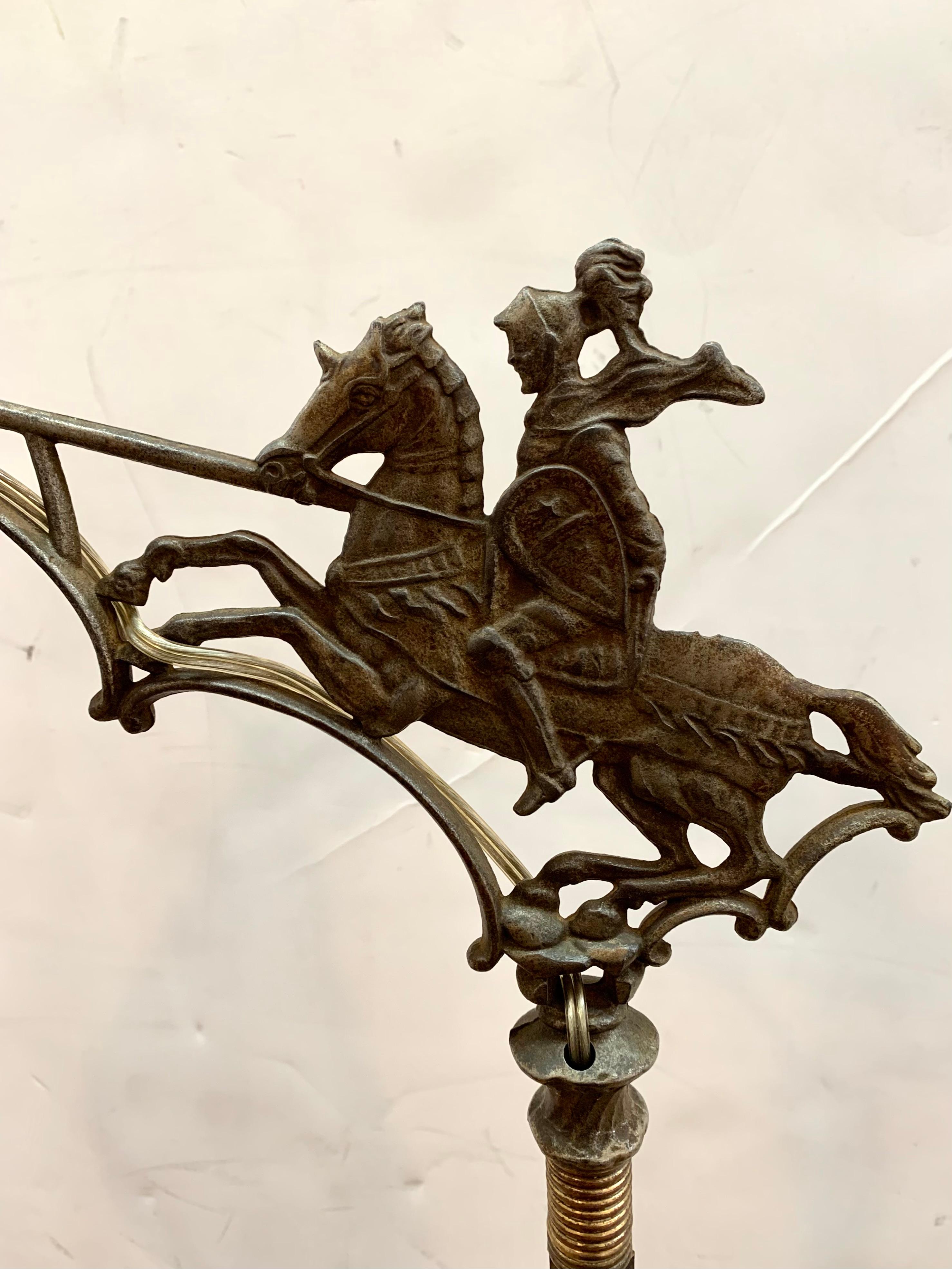 vintage cast iron floor lamp