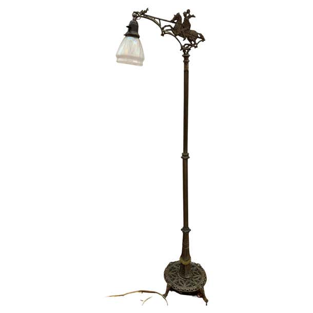 1920s Rembrandt Cast Iron Floor Lamp at 1stDibs | vintage cast iron ...