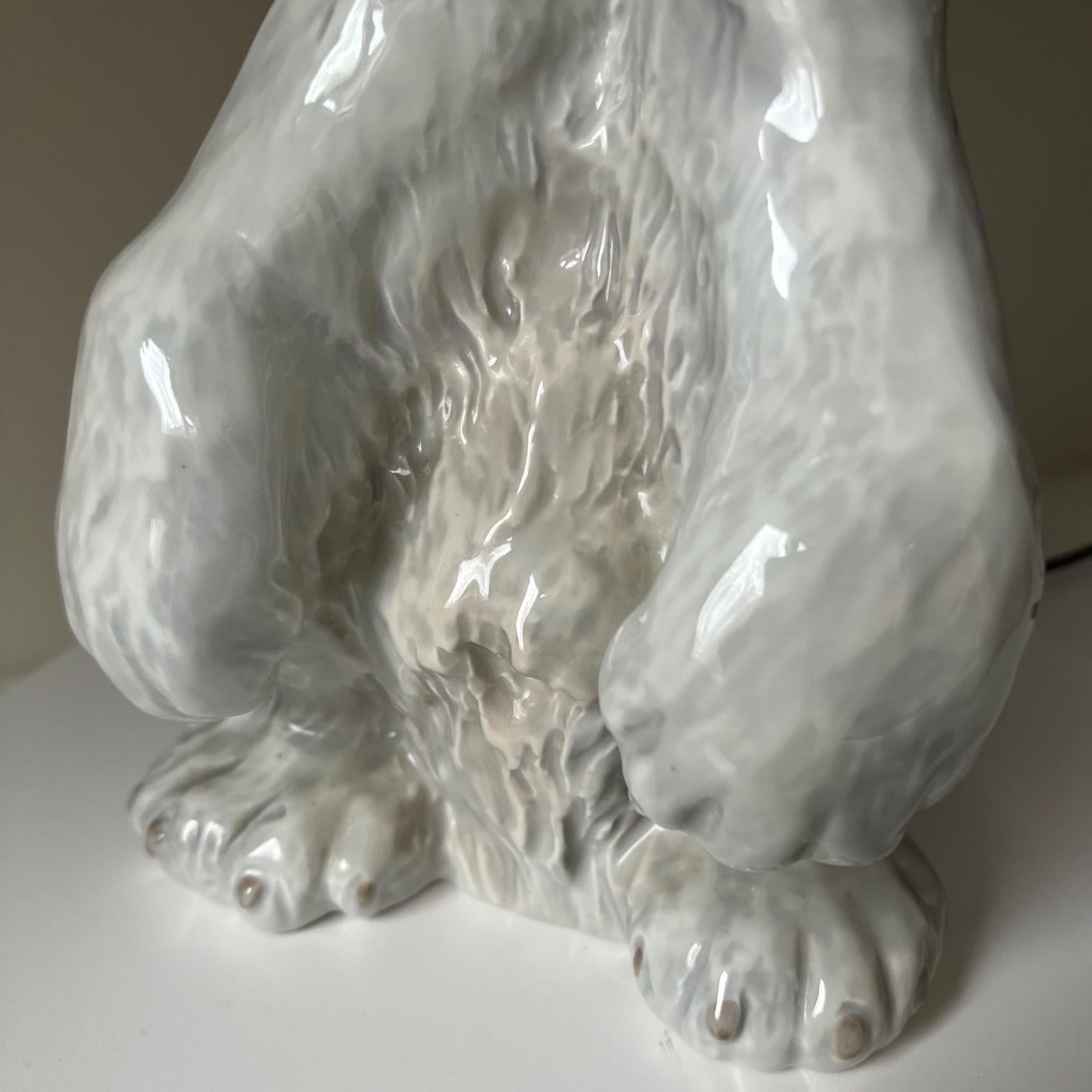 Inizio XX secolo Orso polare ruggente del 1920 n. 502 di C.F. Liisberg di Royal Copenhagen in vendita
