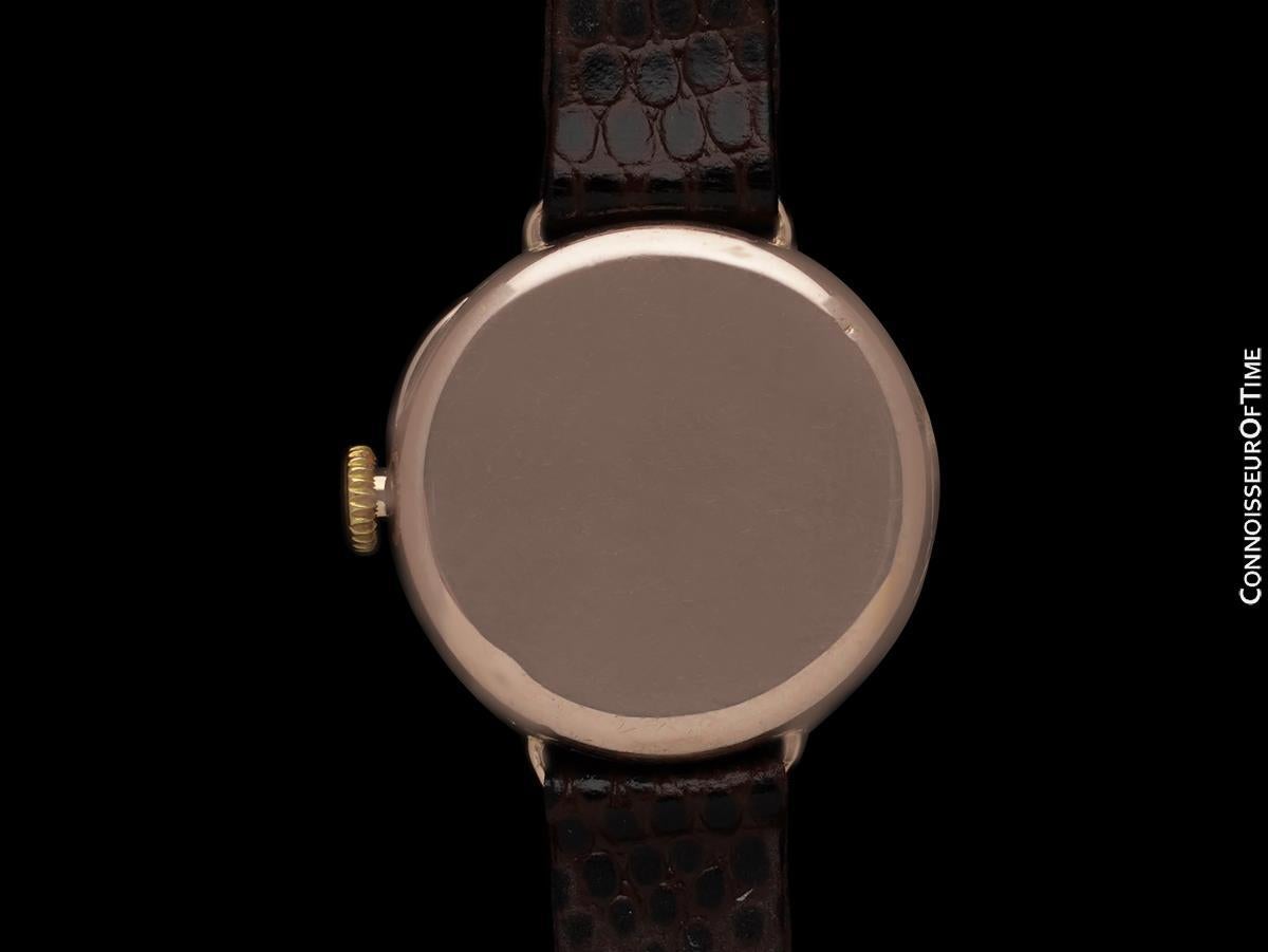 1920's Rolex Ladies Vintage Art Deco Watch - 9K Rose Gold For Sale 2