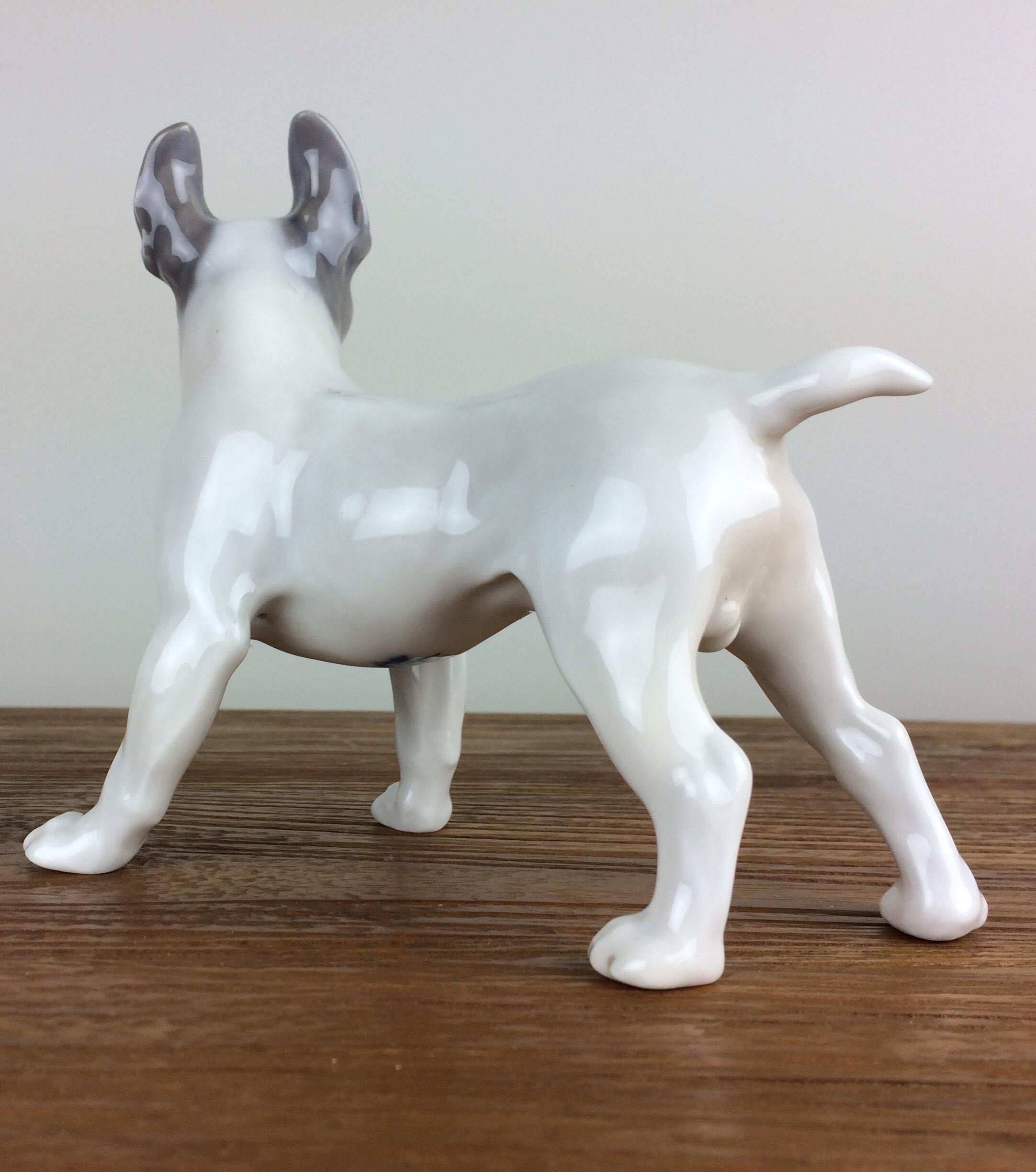 Danish 1920s Royal Copenhagen Porcelain Bulldog, Denmark  For Sale