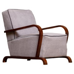 Antique 1920s, Scandinavian Art Deco Armchair / Lounge / Club Chairs from Sweden 1