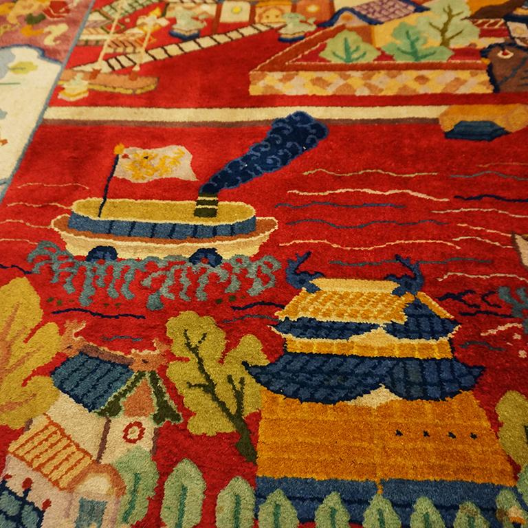 Tapis chinois art déco des années 1920 par Nichols Workshop en vente 7