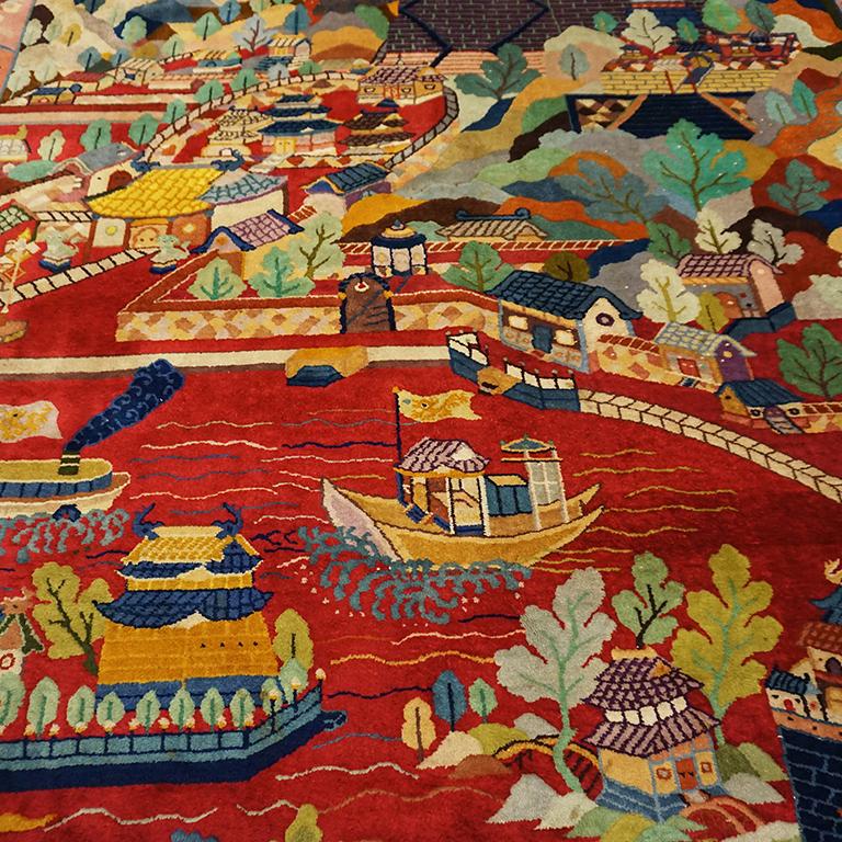 Tapis chinois art déco des années 1920 par Nichols Workshop en vente 13
