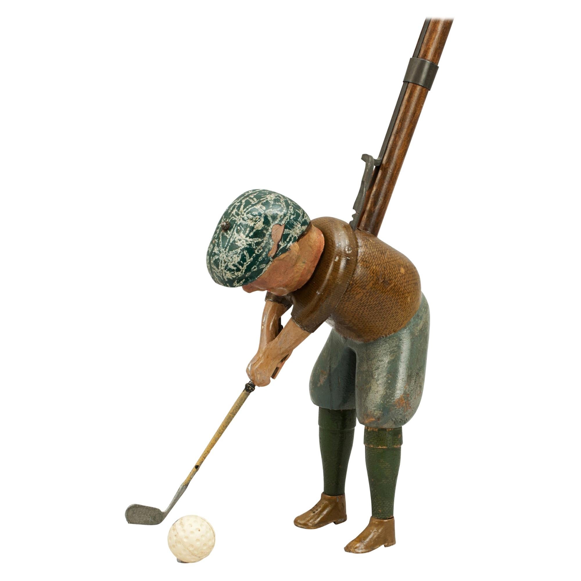 jouet de golf intérieur Schoenhut des années 1920:: Tommy Green:: jeu de golf