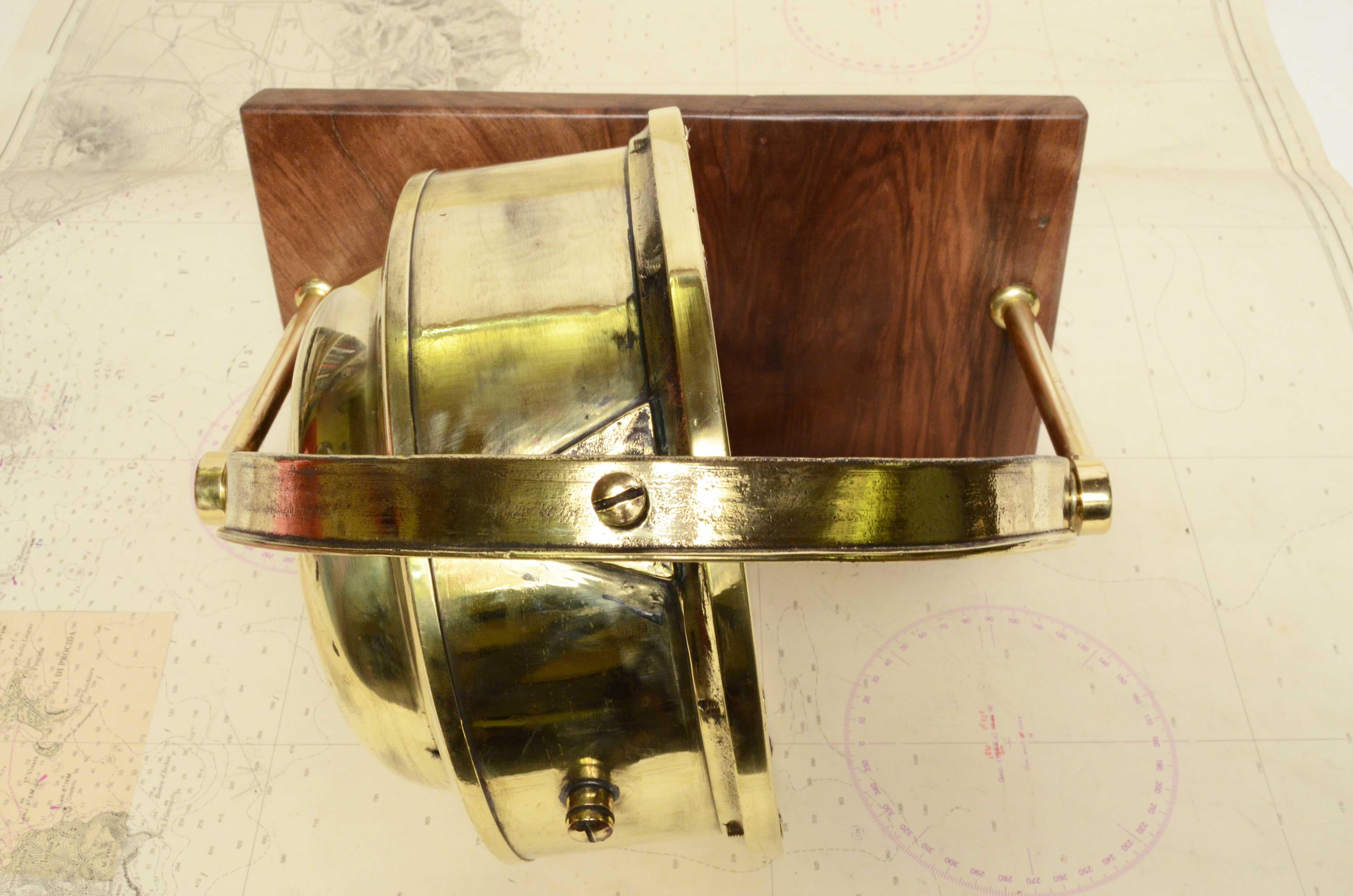1920s Sestrel Brass Nautical Gimbal Compass Antique Maritime Navigation Device 2