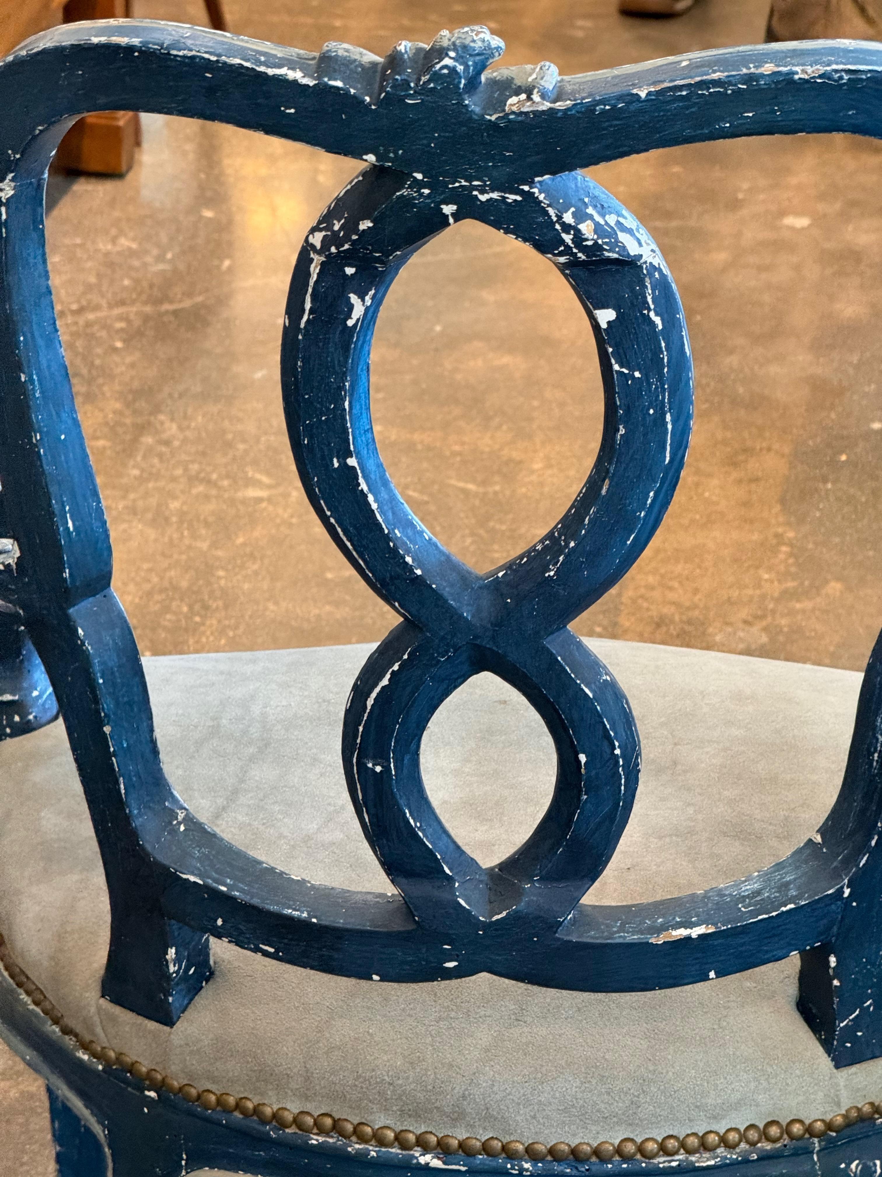 1920s Set of 10 Venetian Dining Chairs In Good Condition In Charlottesville, VA