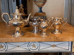 1920s Set of 4 Silverplate Serving Pieces