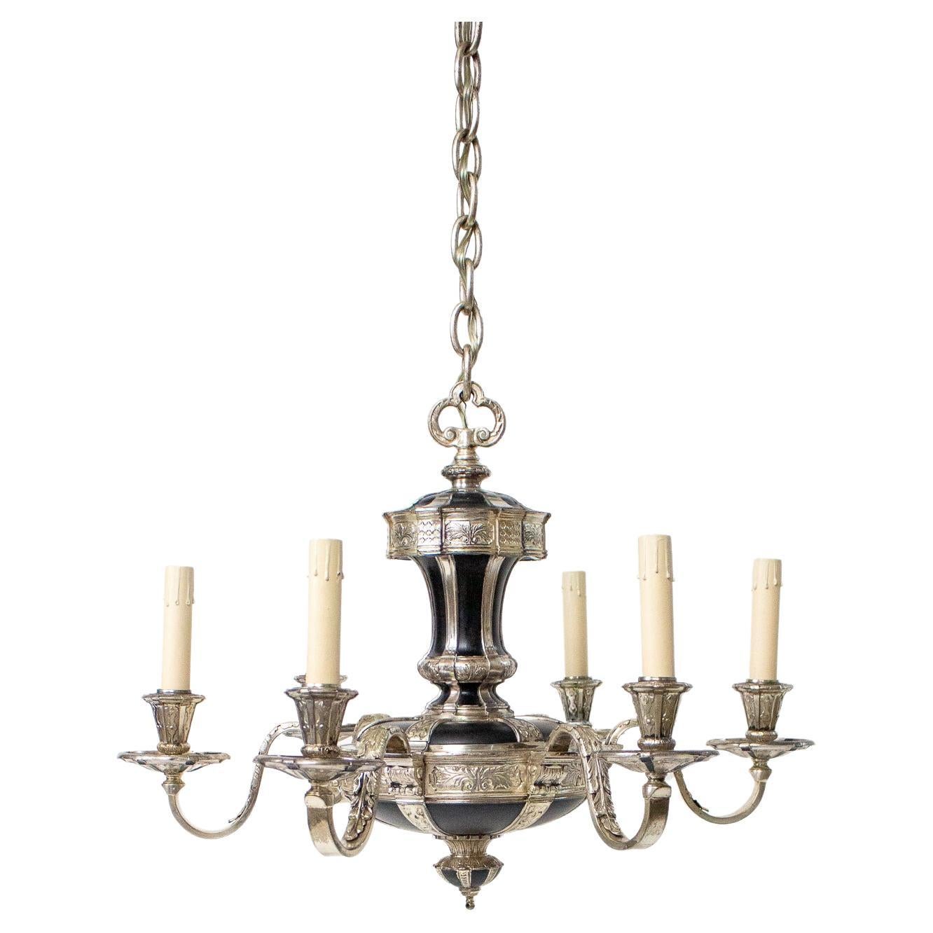 Renaissance Revival 6-Light Candlestick Chandelier For Sale at 1stDibs ...