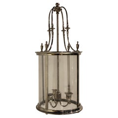 Antique 1920's Silver English Lantern