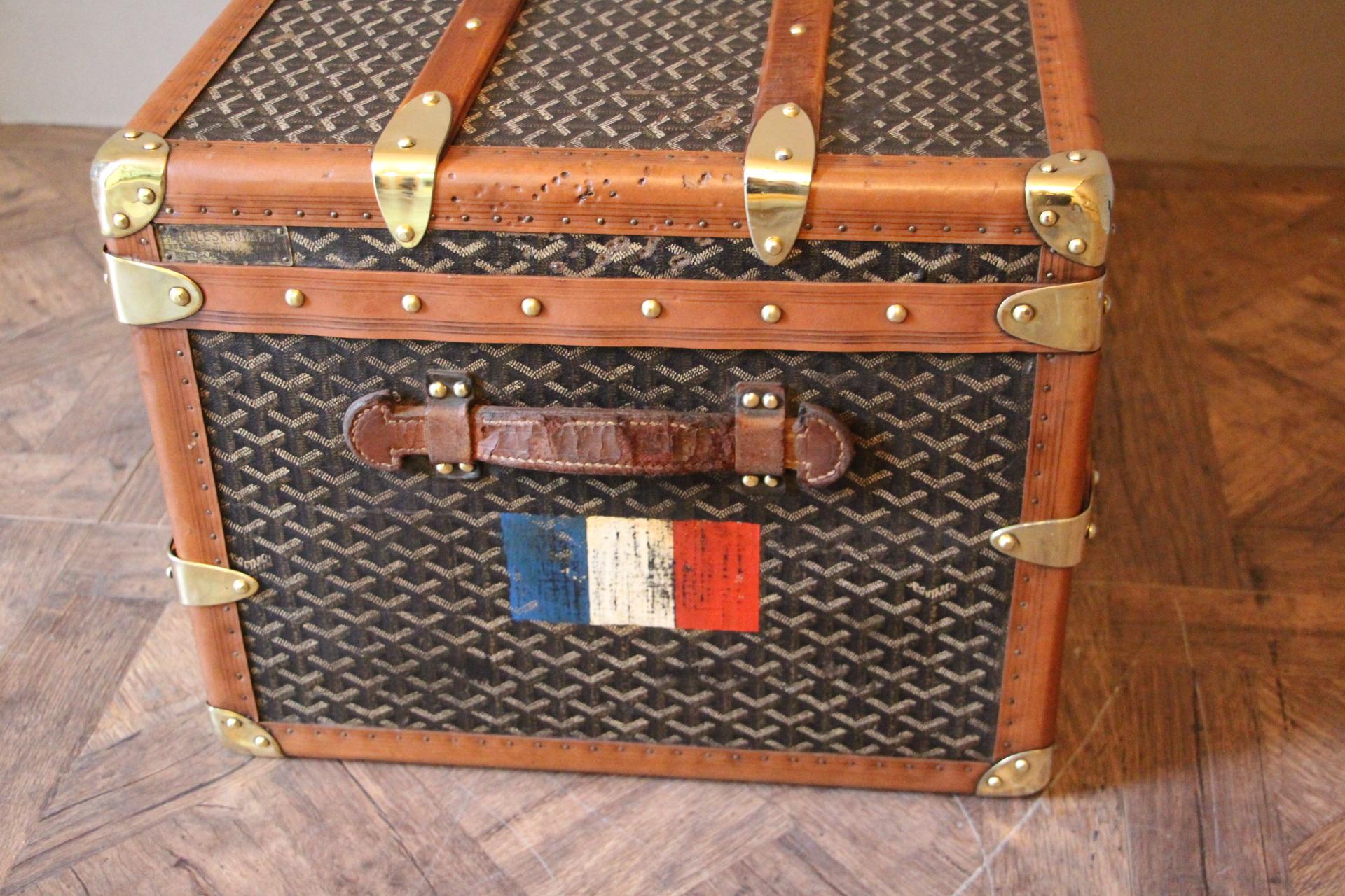 Early 20th Century 1920s Small Goyard Trunk