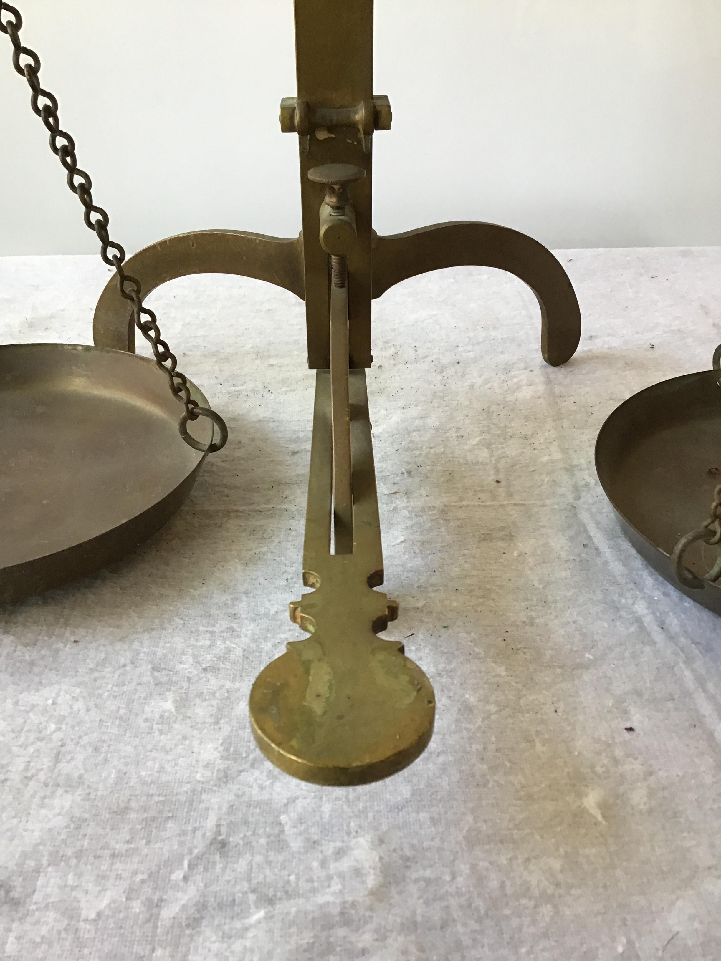 1920s Solid Brass Balancing For Sale 7