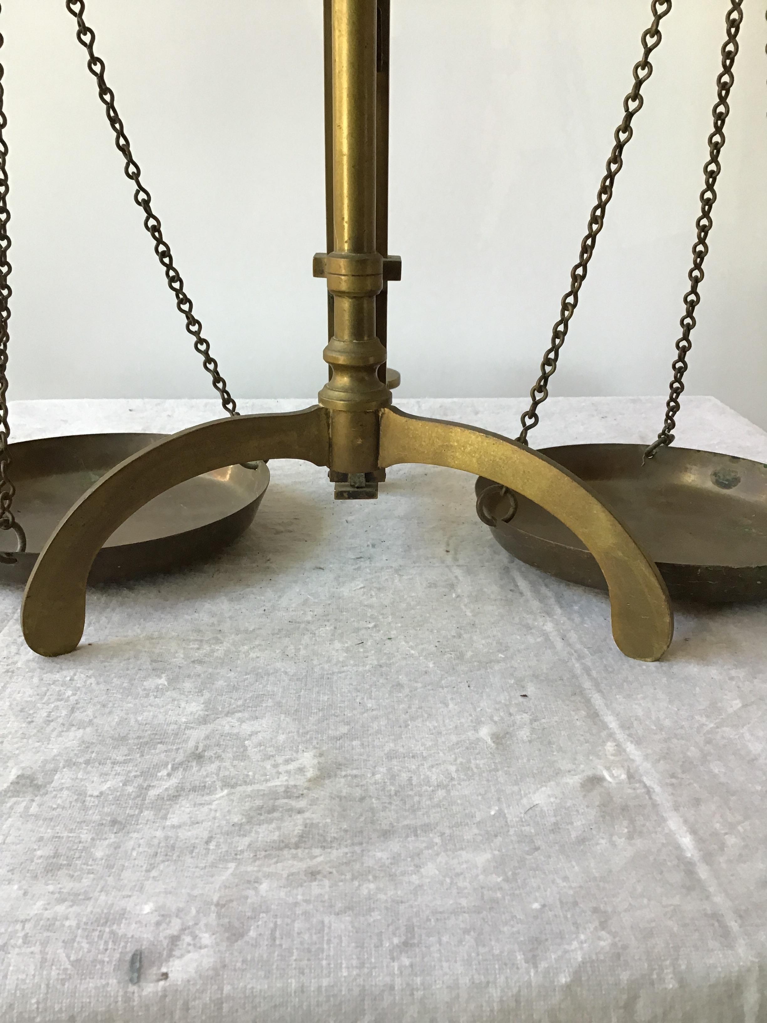 1920s Solid Brass Balancing For Sale 9