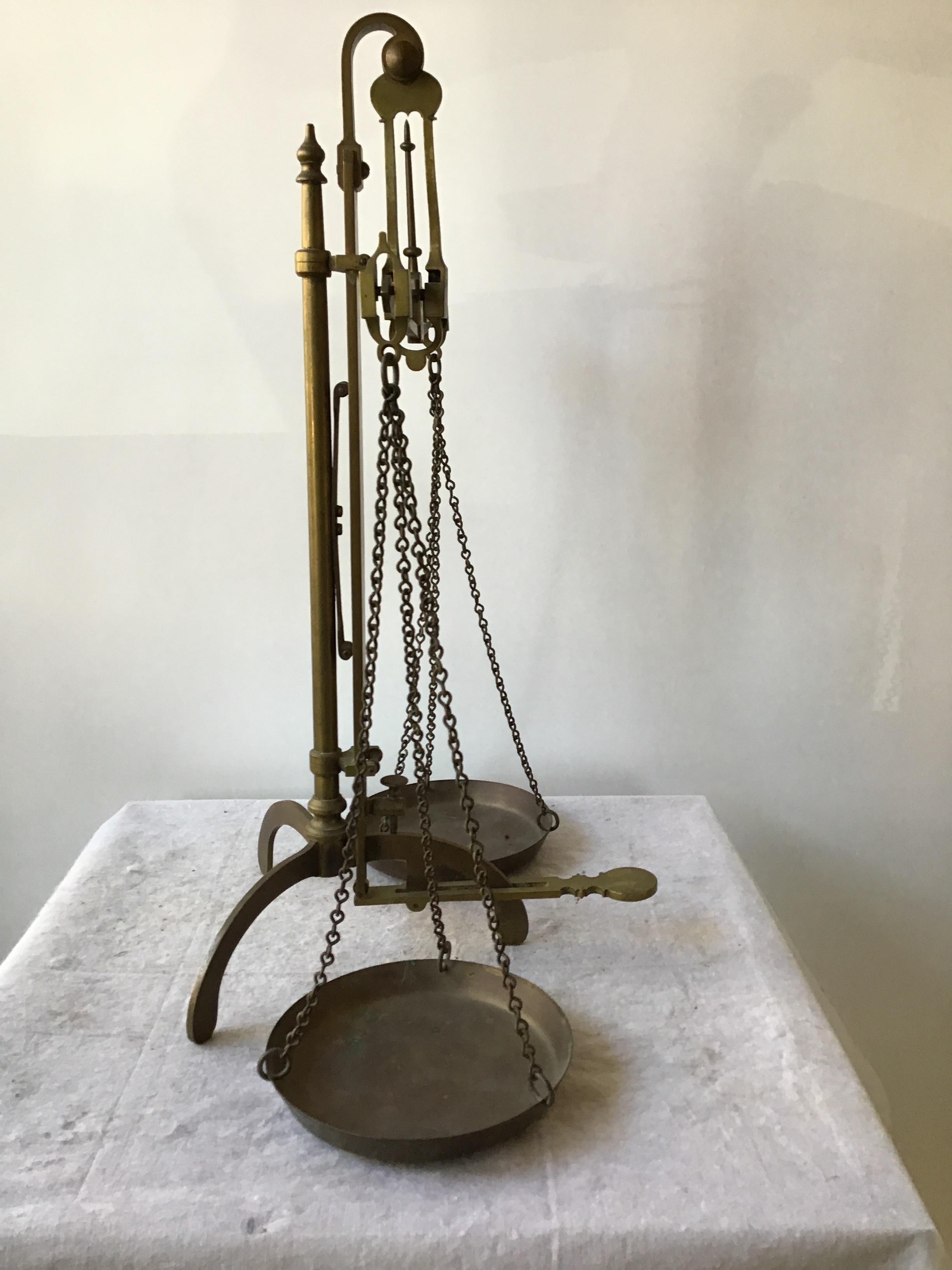 1920s Solid Brass Balancing For Sale 1