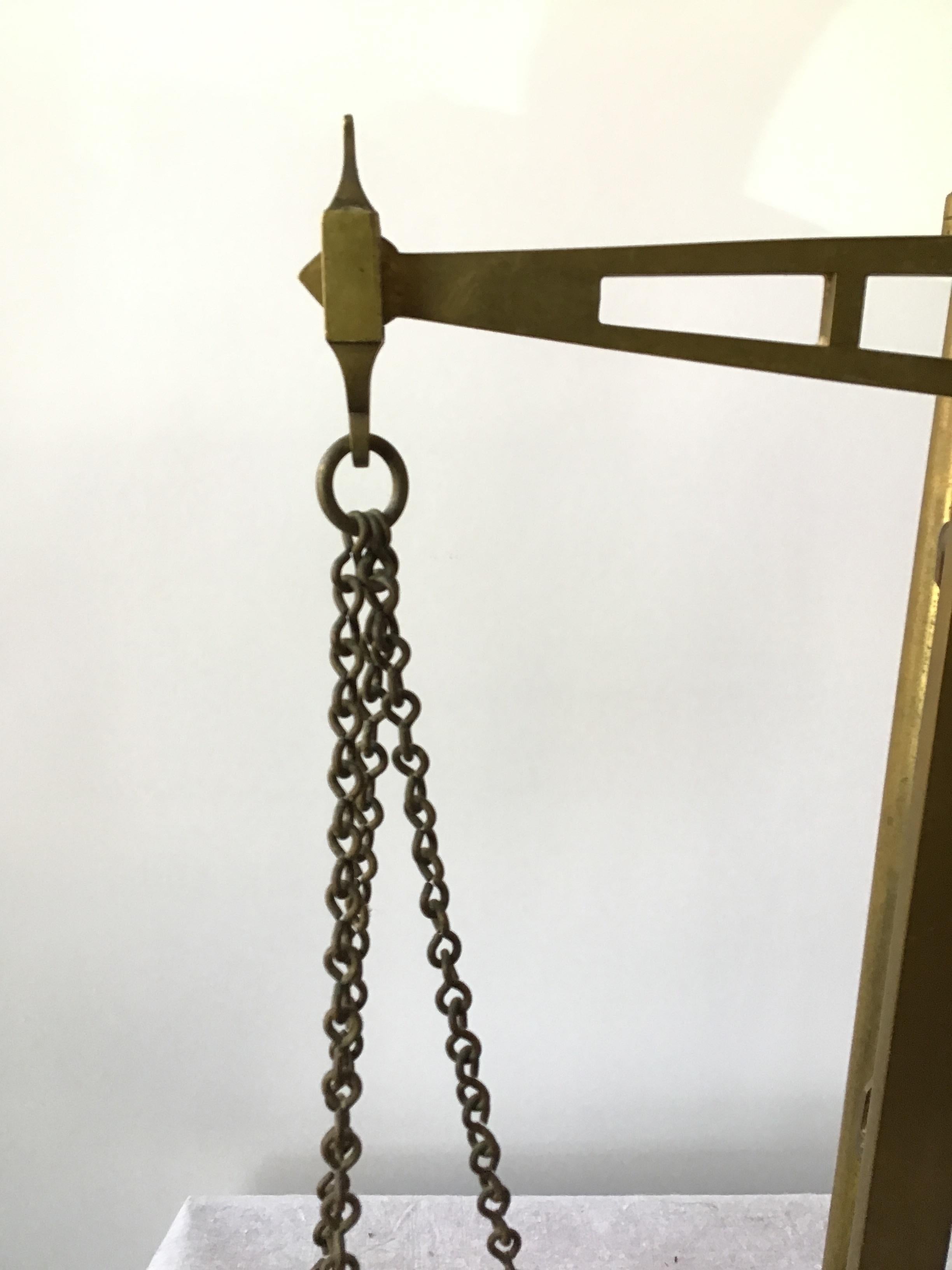 1920s Solid Brass Balancing For Sale 4