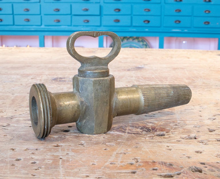 1920s Spanish Bronze Single Handle Faucet Tap For Sale at 1stDibs