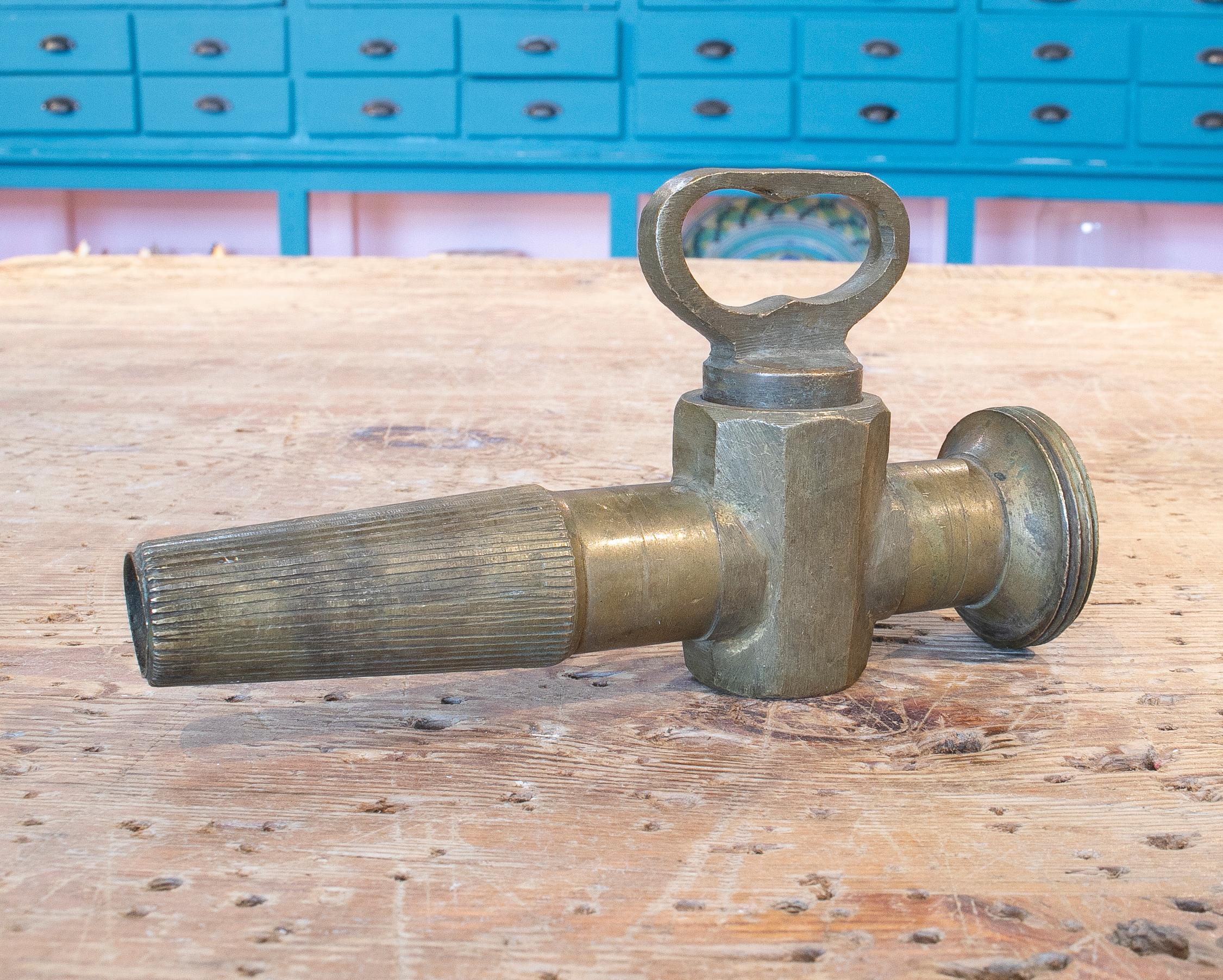 20th Century 1920s Spanish Bronze Single Handle Faucet Tap