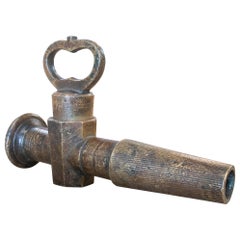 Antique 1920s Spanish Bronze Single Handle Faucet Tap