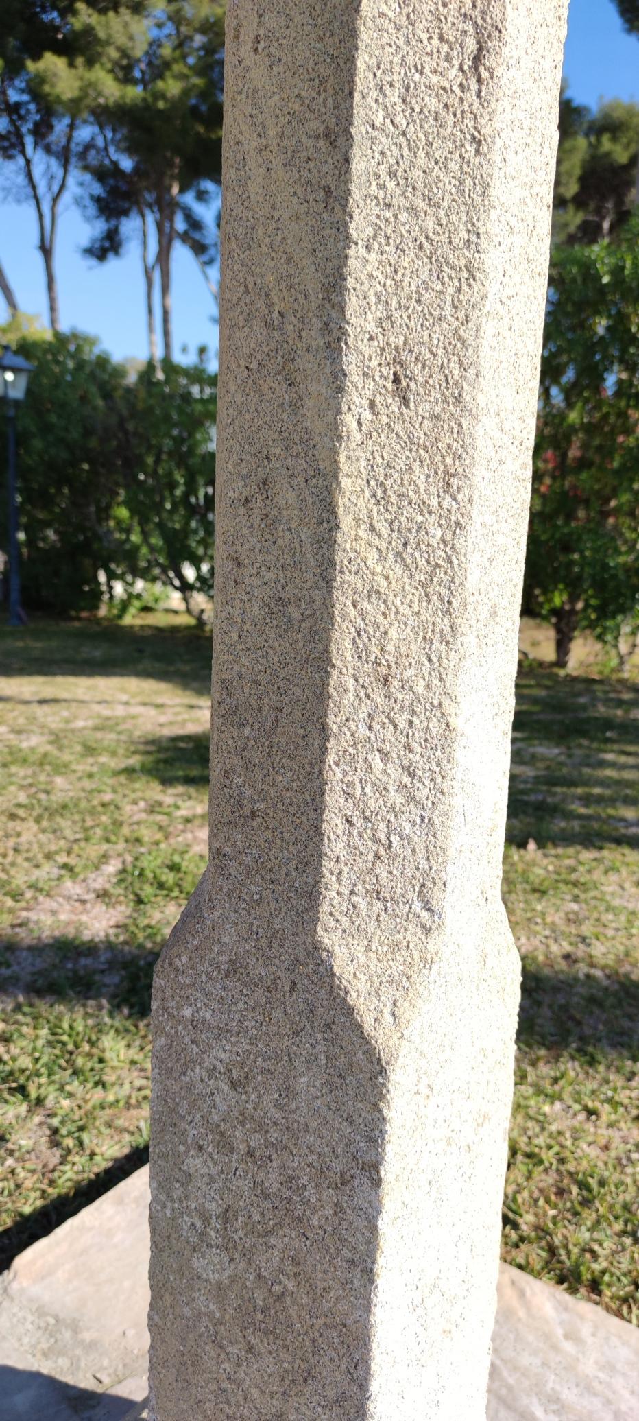 1920s Spanish Galician Hand Carved Stone 
