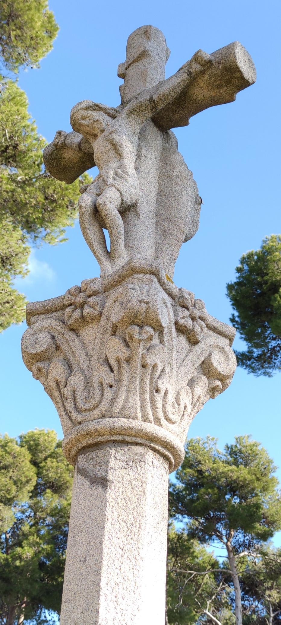 Granite 1920s Spanish Galician Hand Carved Stone 
