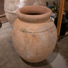 Gran Jarrón de Terracota "Tinaja" de los años 20, hecho a mano en España