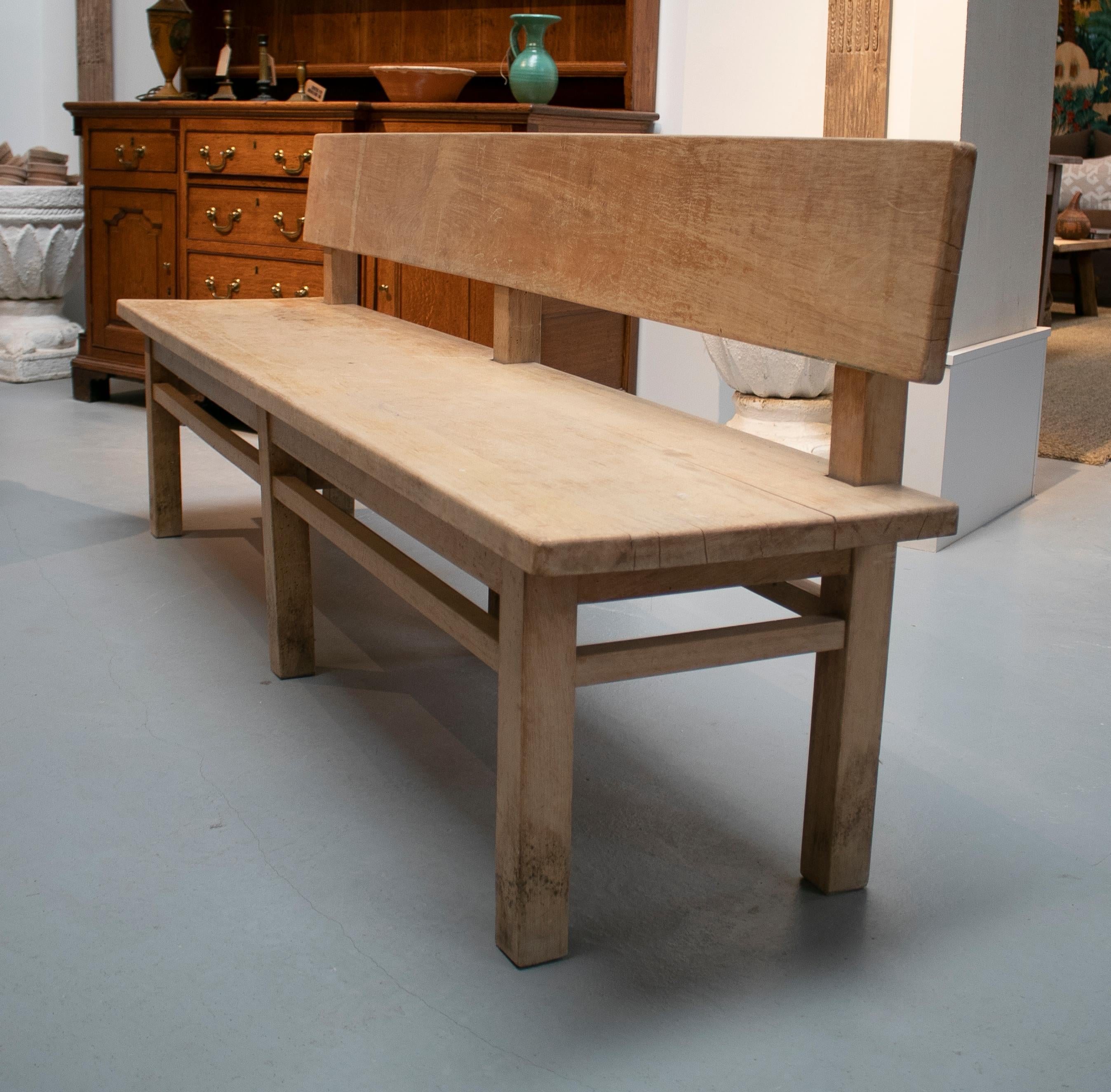 pine wood benches