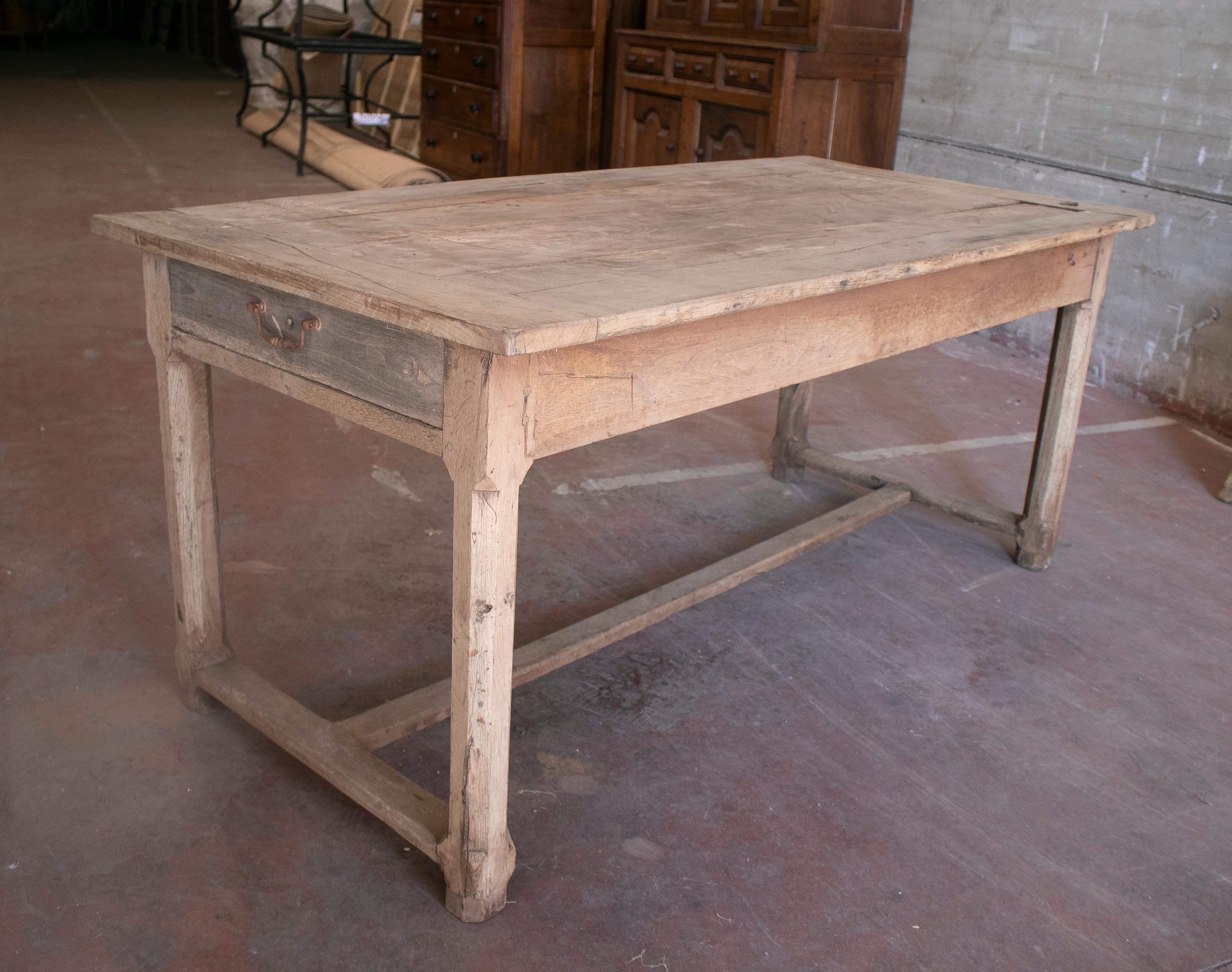 farm table with drawers