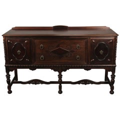Antique 1920s Spanish Revival Sideboard