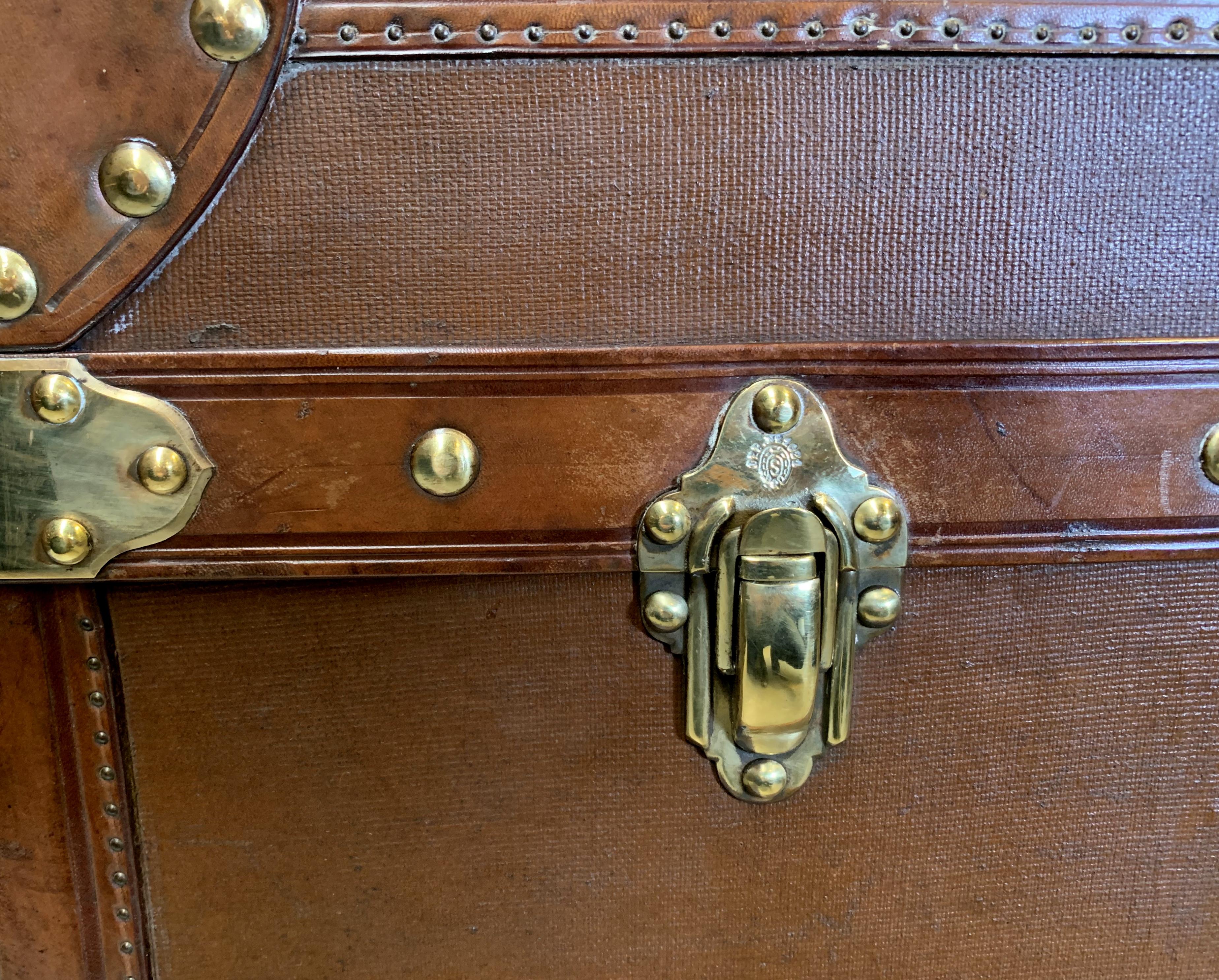 French 1920s Steamer Trunk