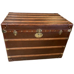 Antique 1920s Steamer Trunk
