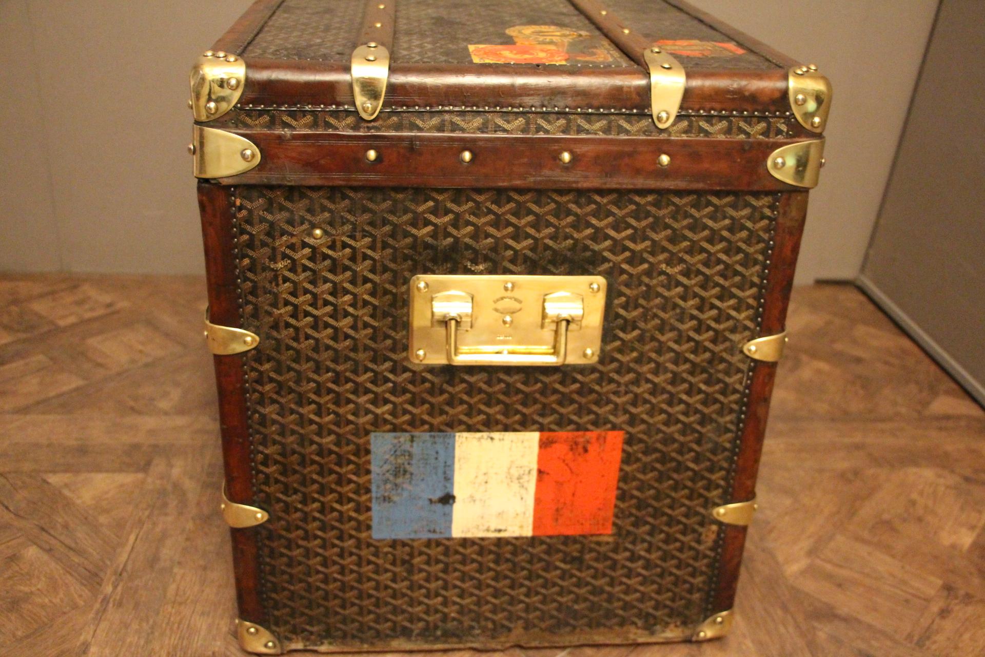 1920s Goyard Trunk In Good Condition In Saint-Ouen, FR