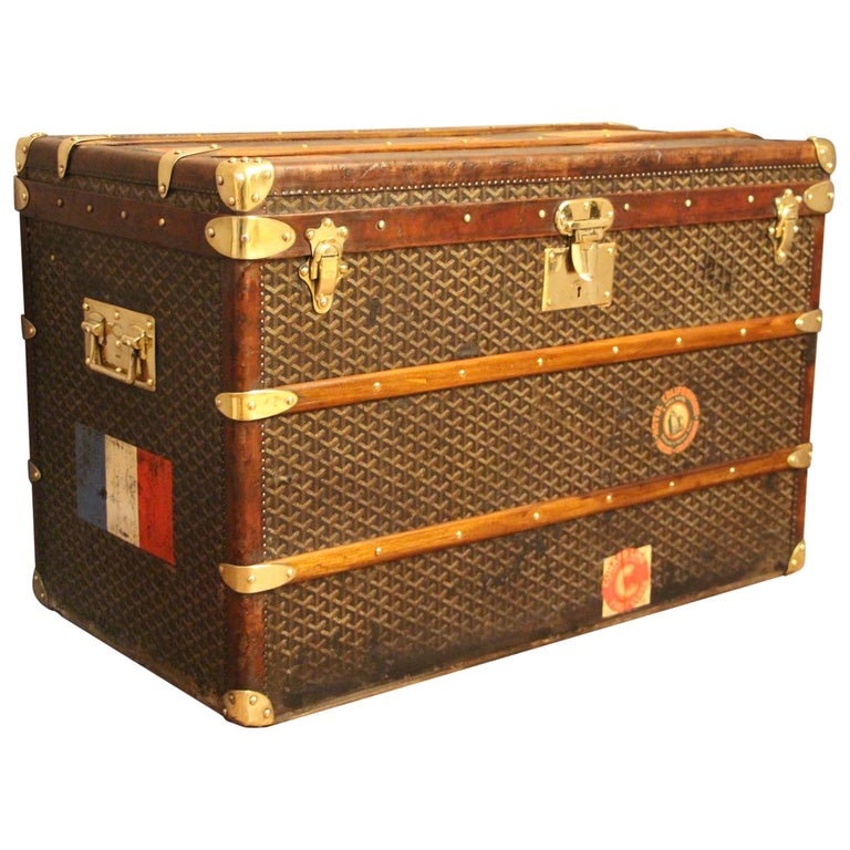 1920s Steamer Trunk from Goyard For Sale at 1stdibs